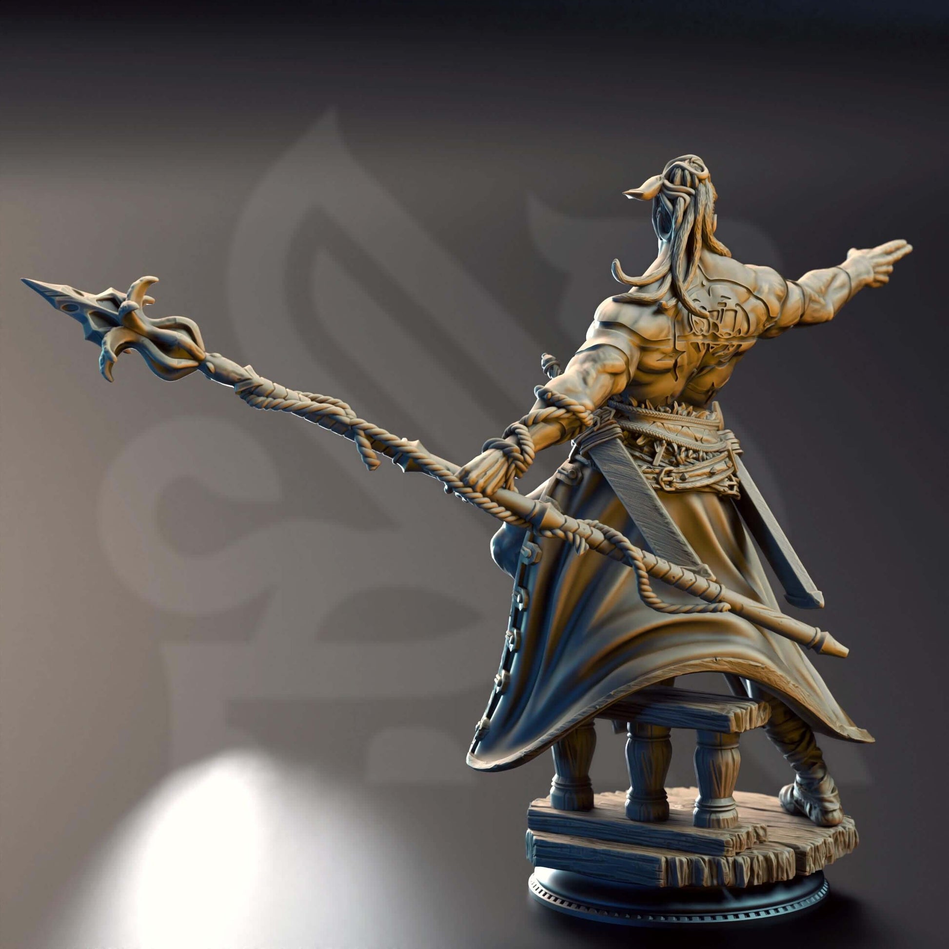 Goliath Pirate First Mate - Arakun of the Wastes - 3D Printed Resin RPG/Tabletop/Boardgames Miniature DM Stash