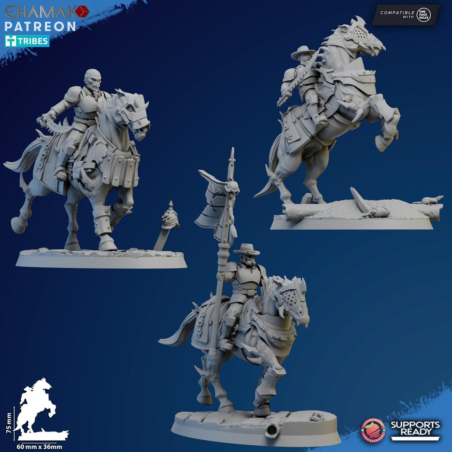 Corrupted Cavalry - Ghamak Miniatures