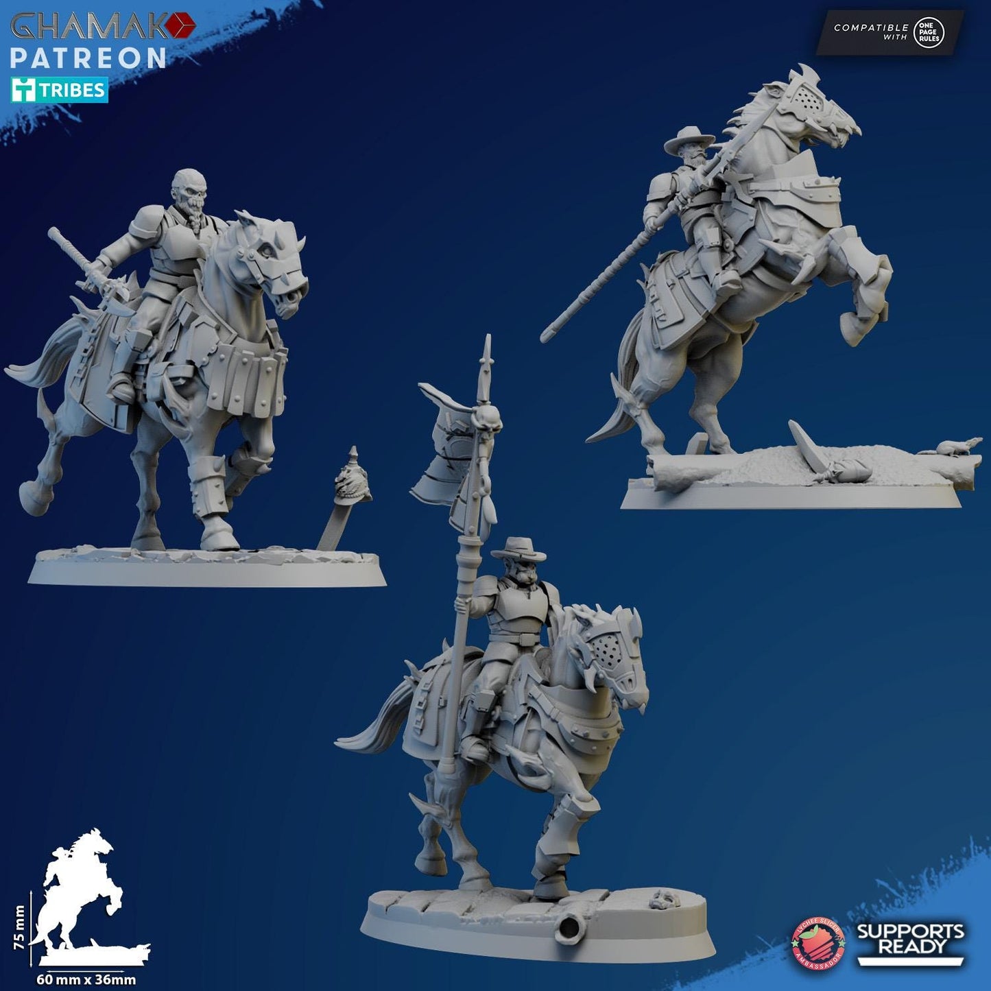 Corrupted Cavalry - Ghamak Miniatures