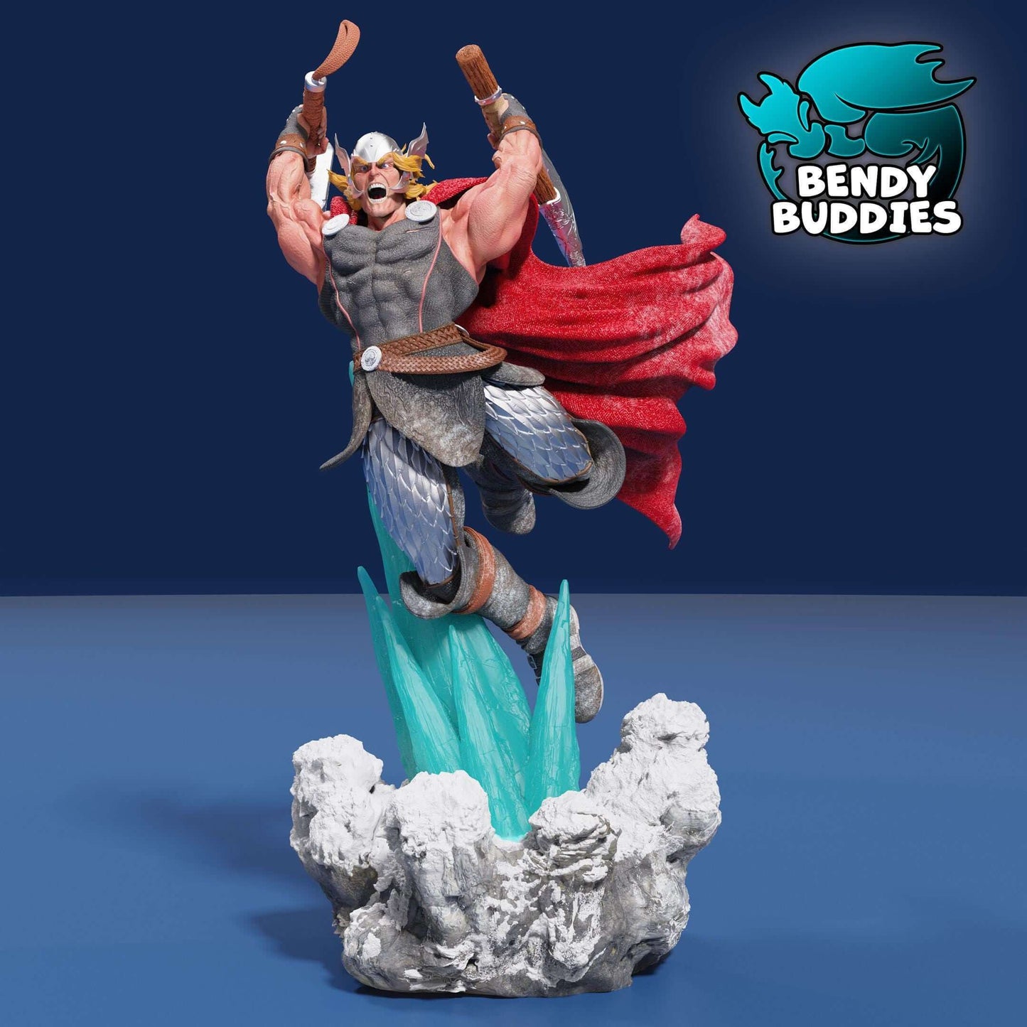 Thor - Marvel Comics - Collectible Fanart Statue - Bendy Buddies