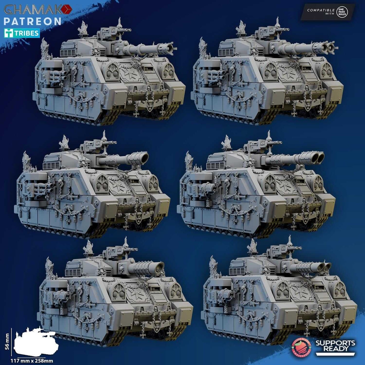 Templar Tactical Tank - Void Marines - Ghamak Miniatures