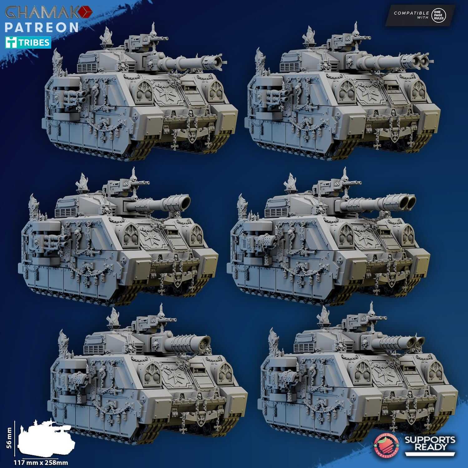 Templar Tactical Tank - Void Marines - Ghamak Miniatures