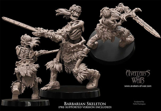 Barbarian Skeleton Hero - Avatars of War