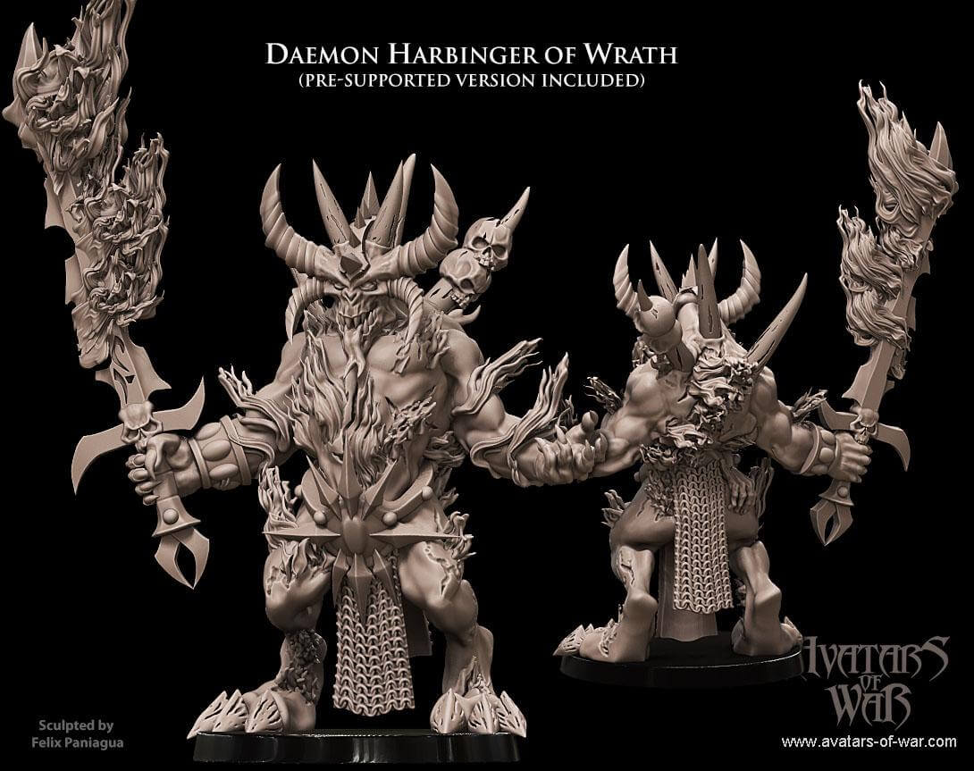 Daemon Harbringers of Wrath - Avatars of War