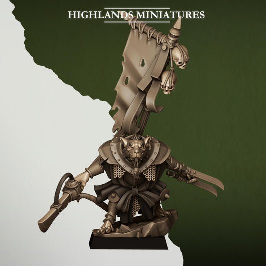 Sewer Vermin Warlord - Highlands Miniatures
