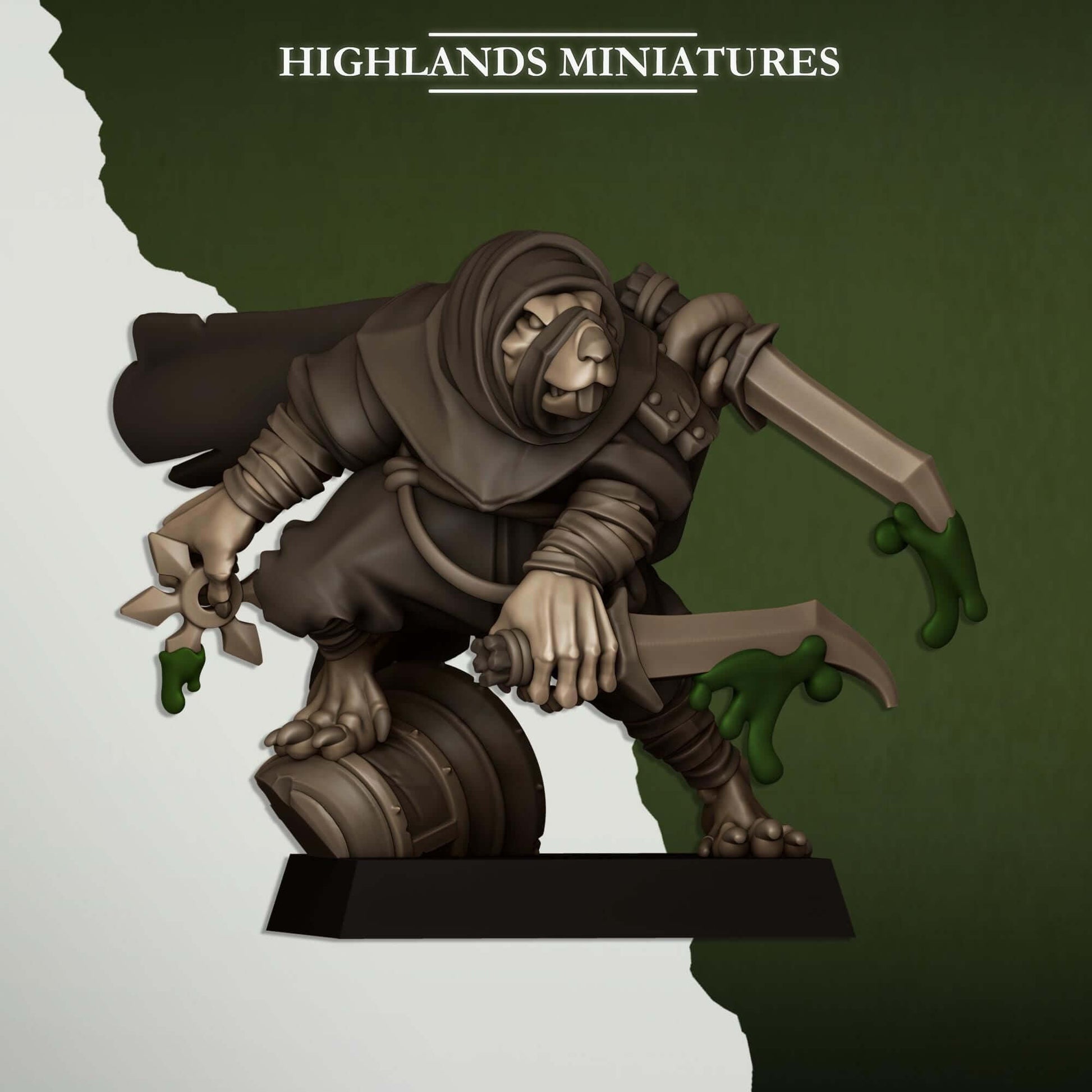 Sewer Vermin Assassins' - Highlands Miniatures