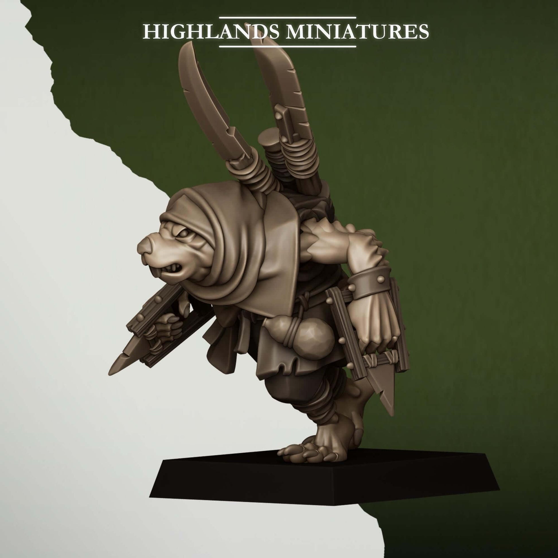 Sewer Vermin Smugglers - Highlands Miniatures