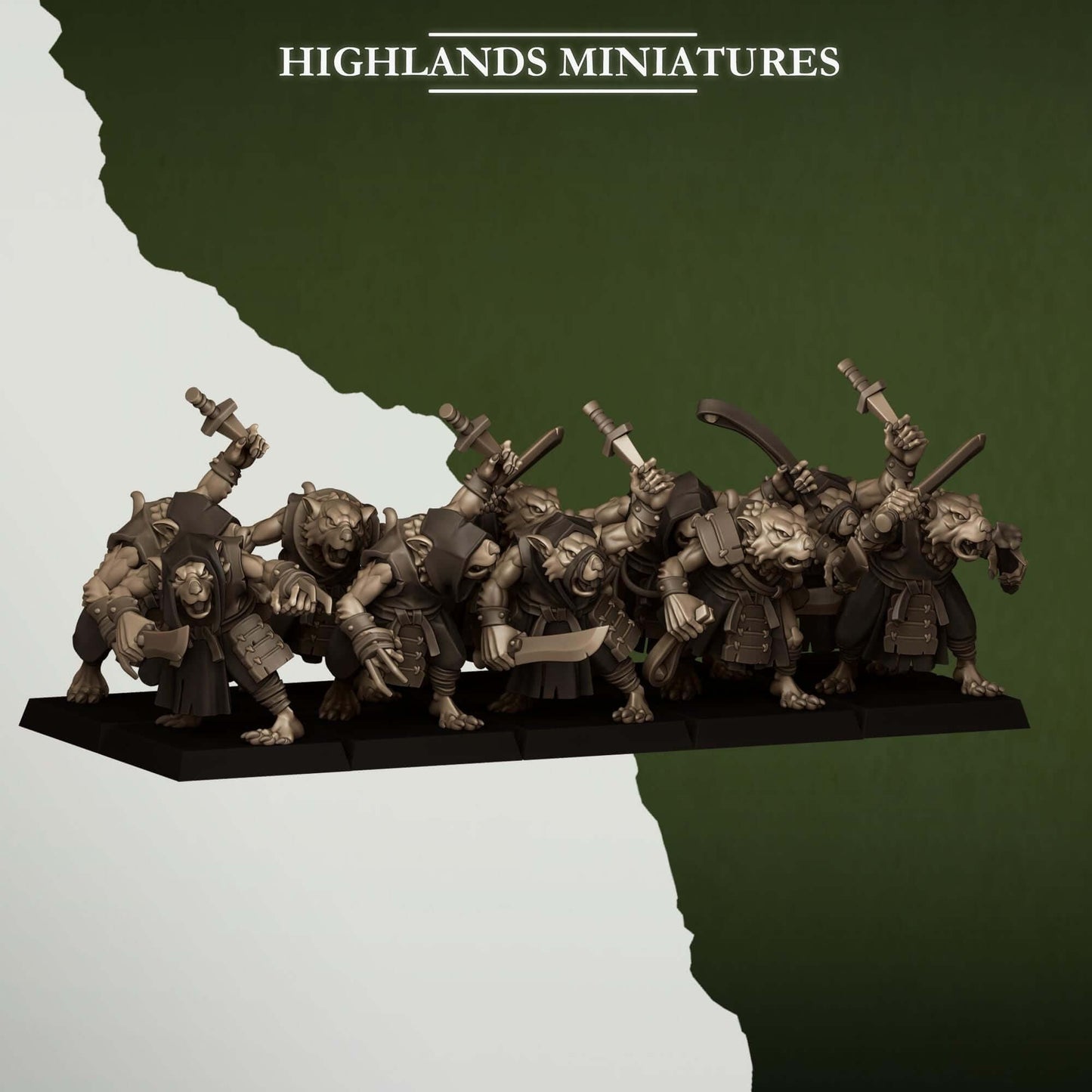 Sewer Vermin Thugs - Highlands Miniatures