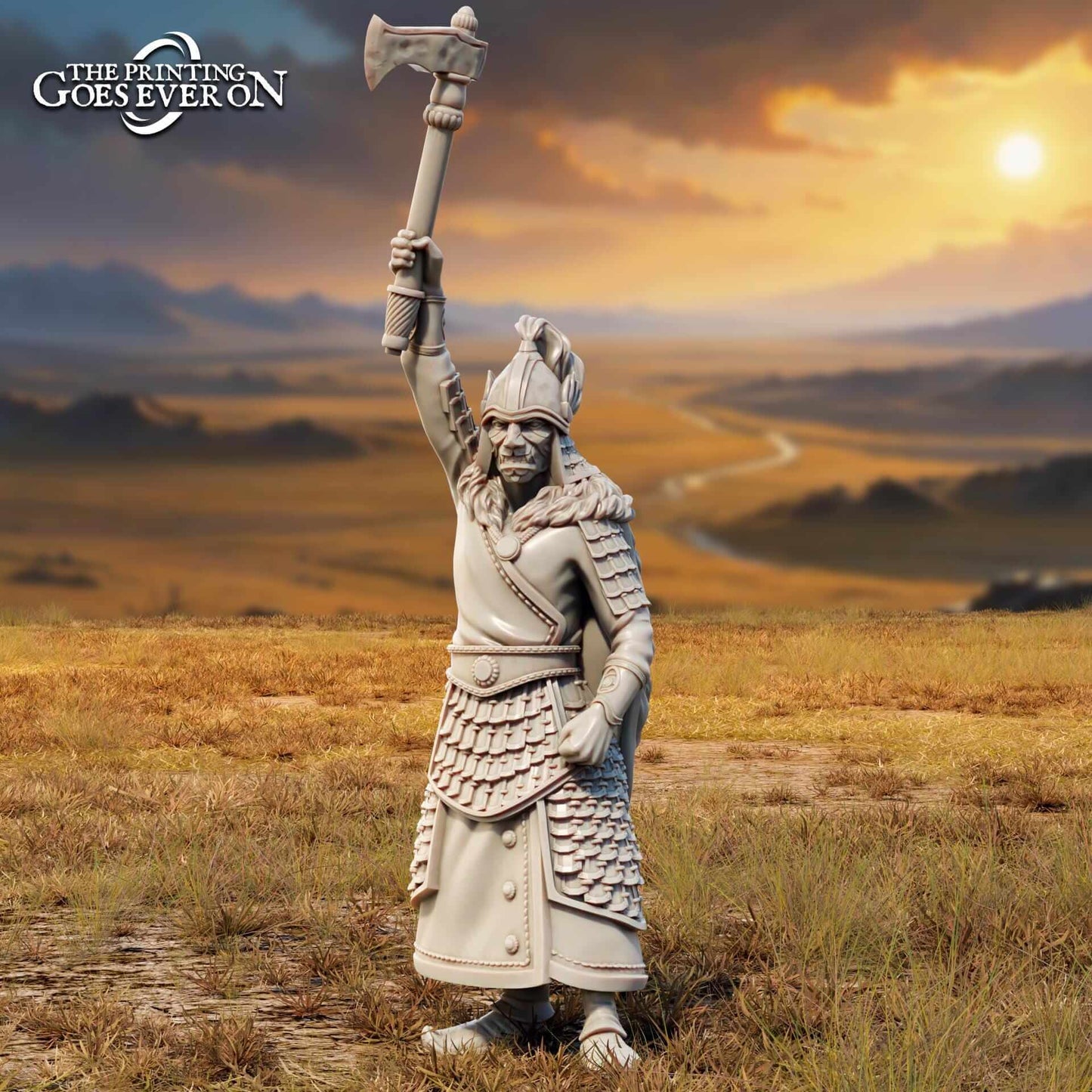 Golden Khanate Khan and Guard - Tales of the Golden Khanate - The Printing Goes Ever On