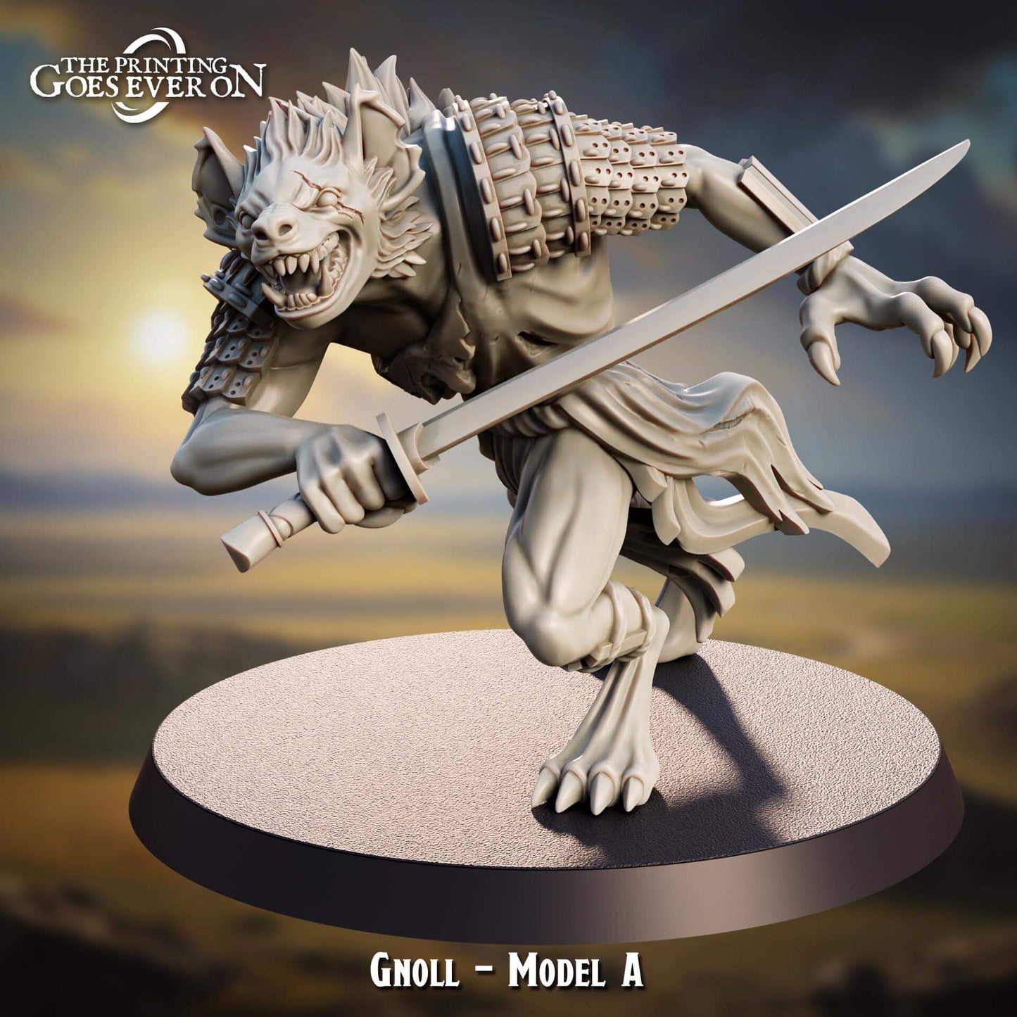 Gnolls - Purple Trail - The Printing Goes Ever On