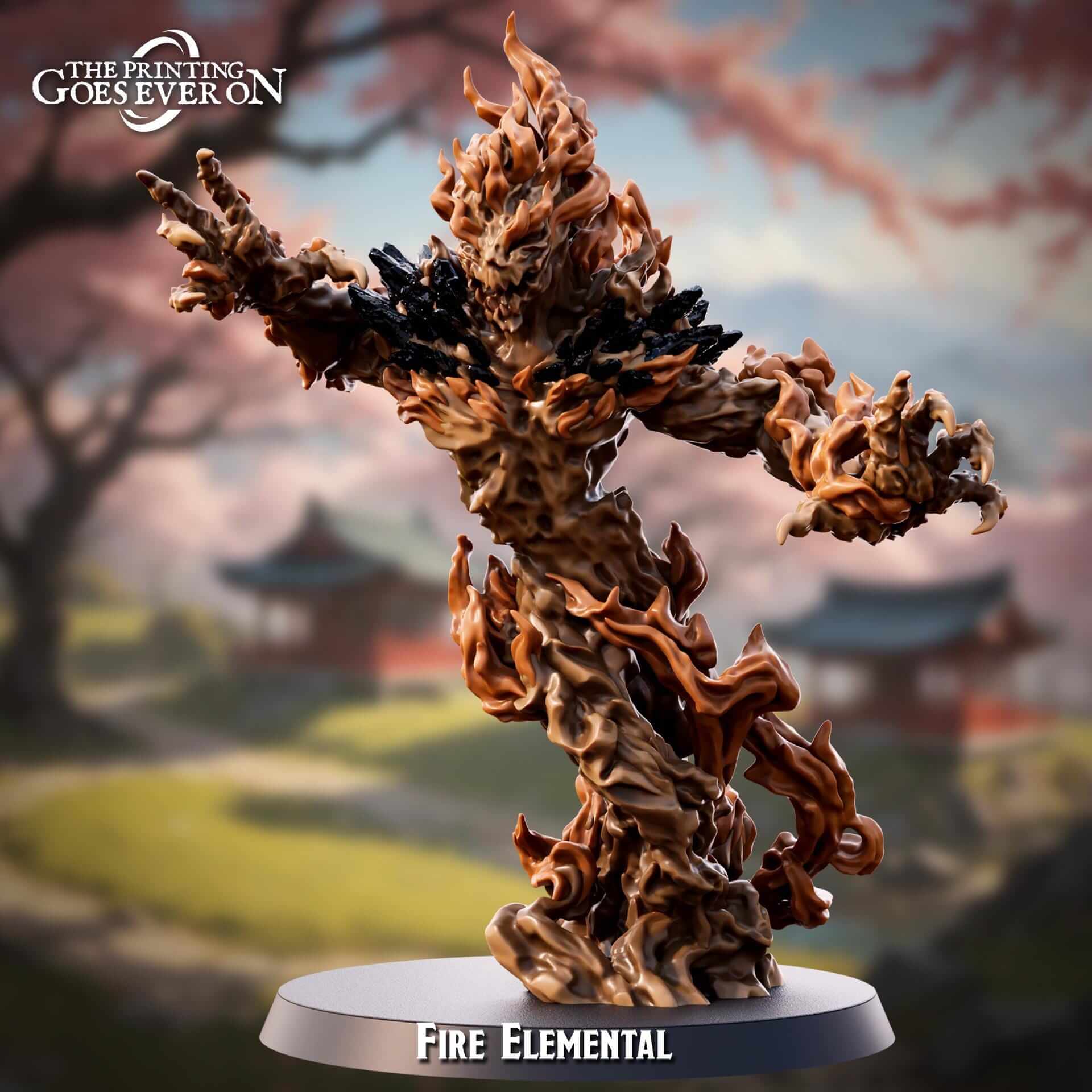 Fire Elemental - Slayer Masquerade - The Printing Goes Ever On