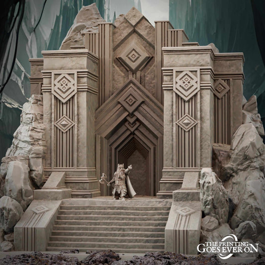 Dwarven Mine Entrance - Tales of the Deep - The Printing Goes Ever On
