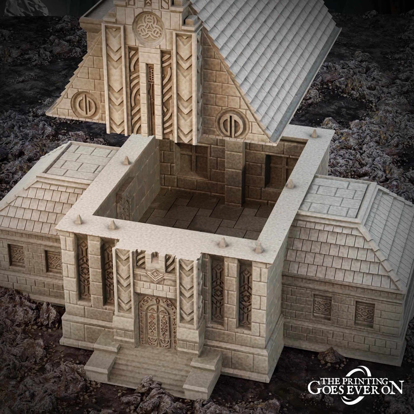Dwarven Mine Entrance - Tales of the Deep - The Printing Goes Ever On