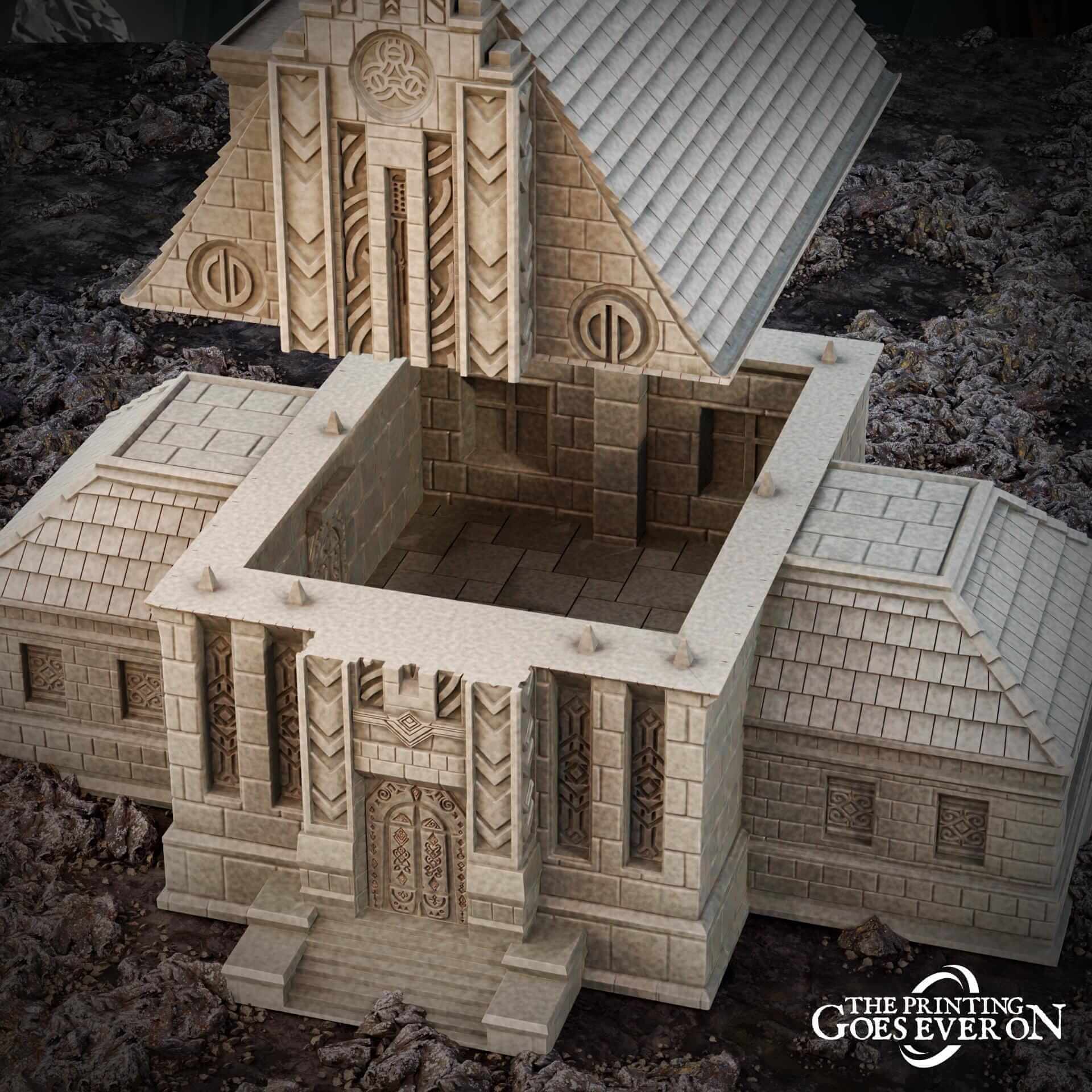Dwarven Mine Entrance - Tales of the Deep - The Printing Goes Ever On