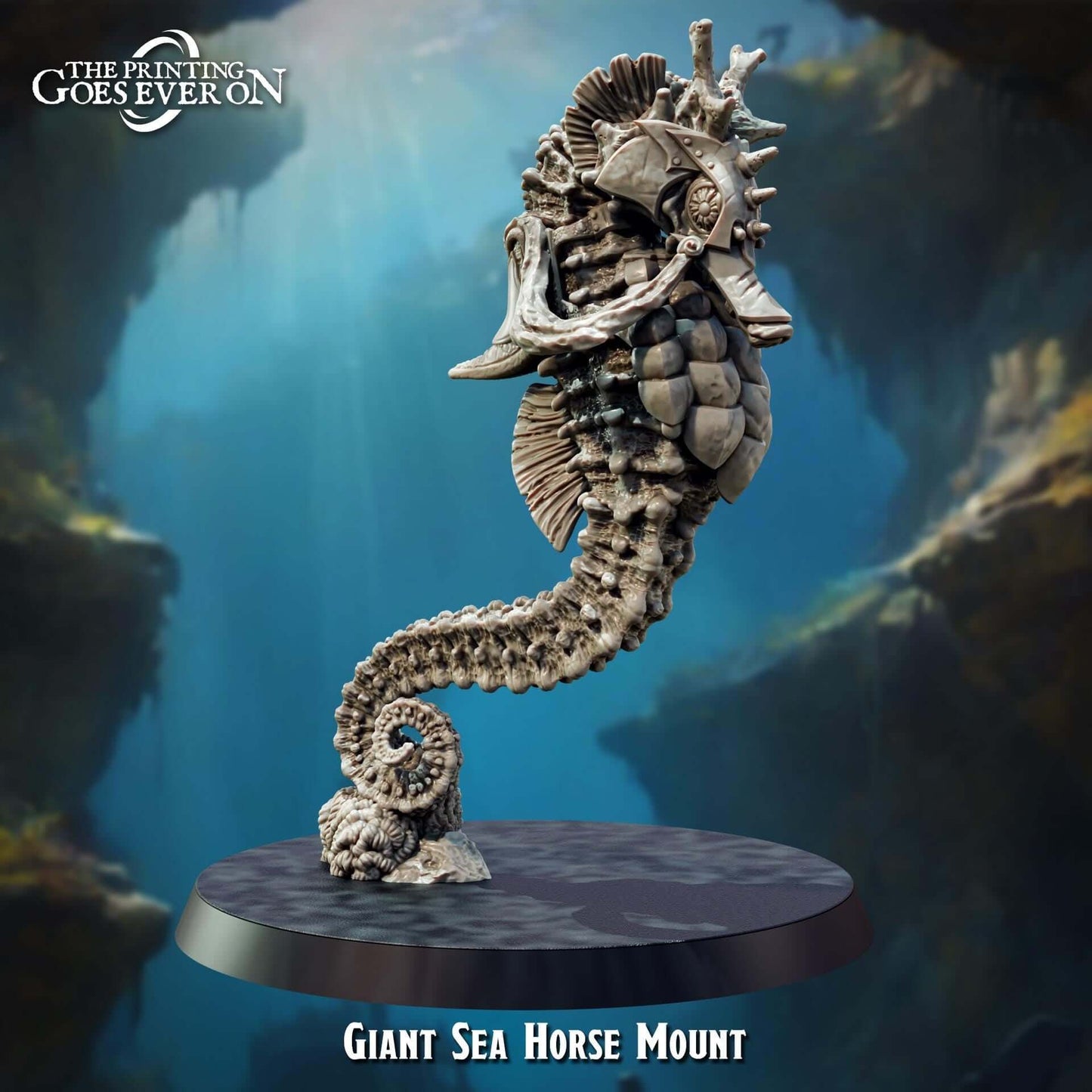Giant Sea Horse Mount - Tides of Terror - The Printing Goes Ever On