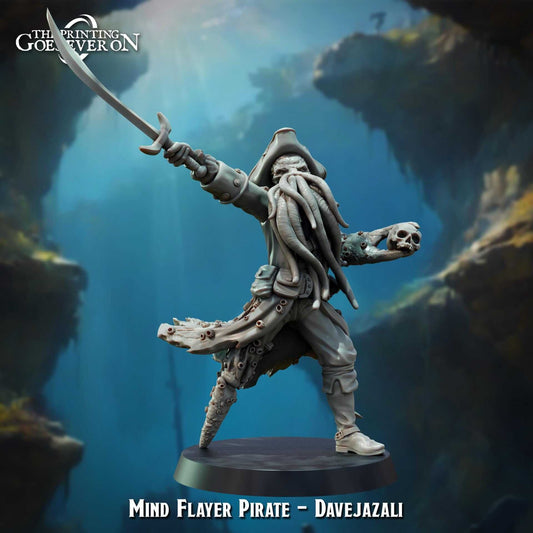 Mind Flayer Pirate Dave Jazali - Tides of Terror - The Printing Goes Ever On