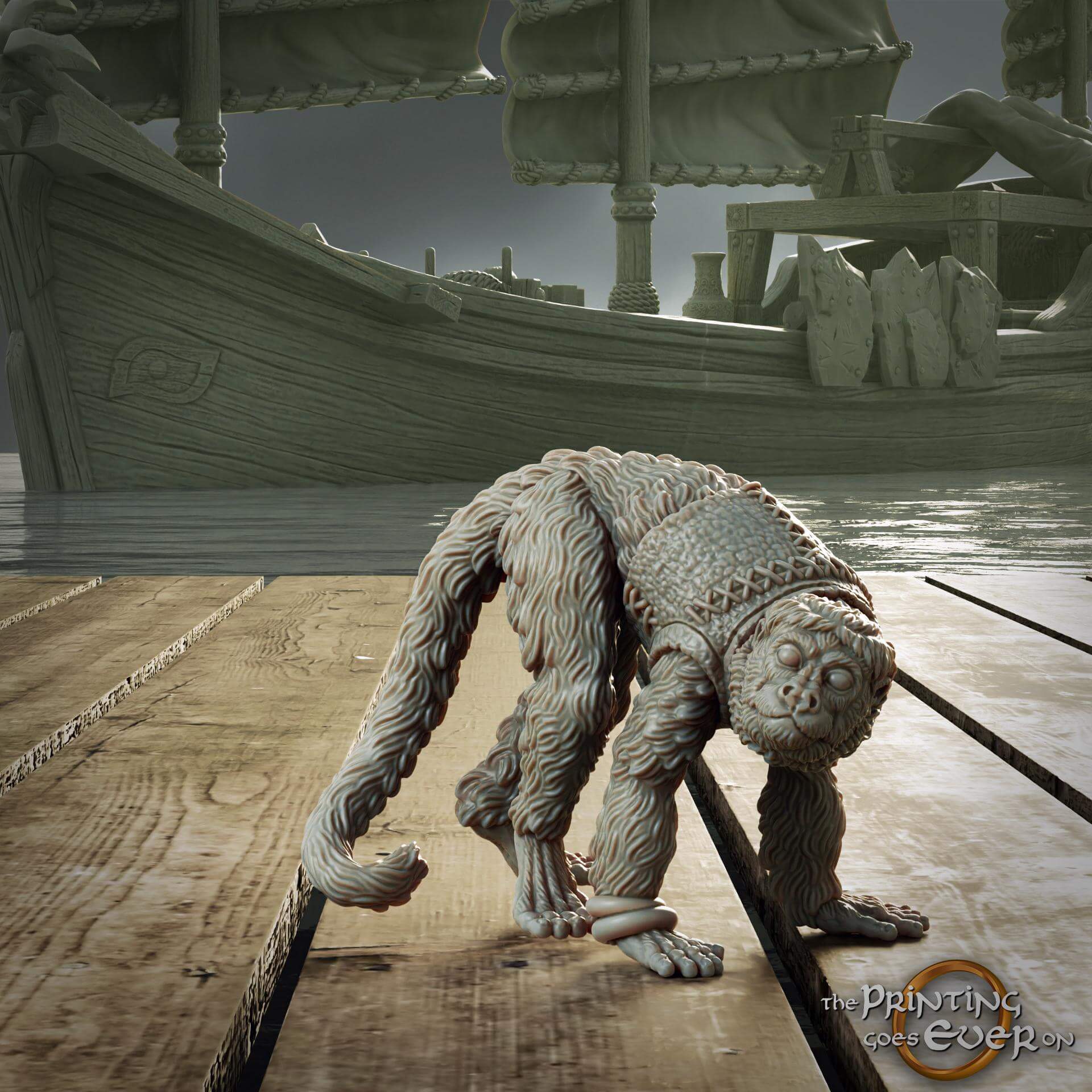 Pirate Monkey - Tides of Terror - The Printing Goes Ever On
