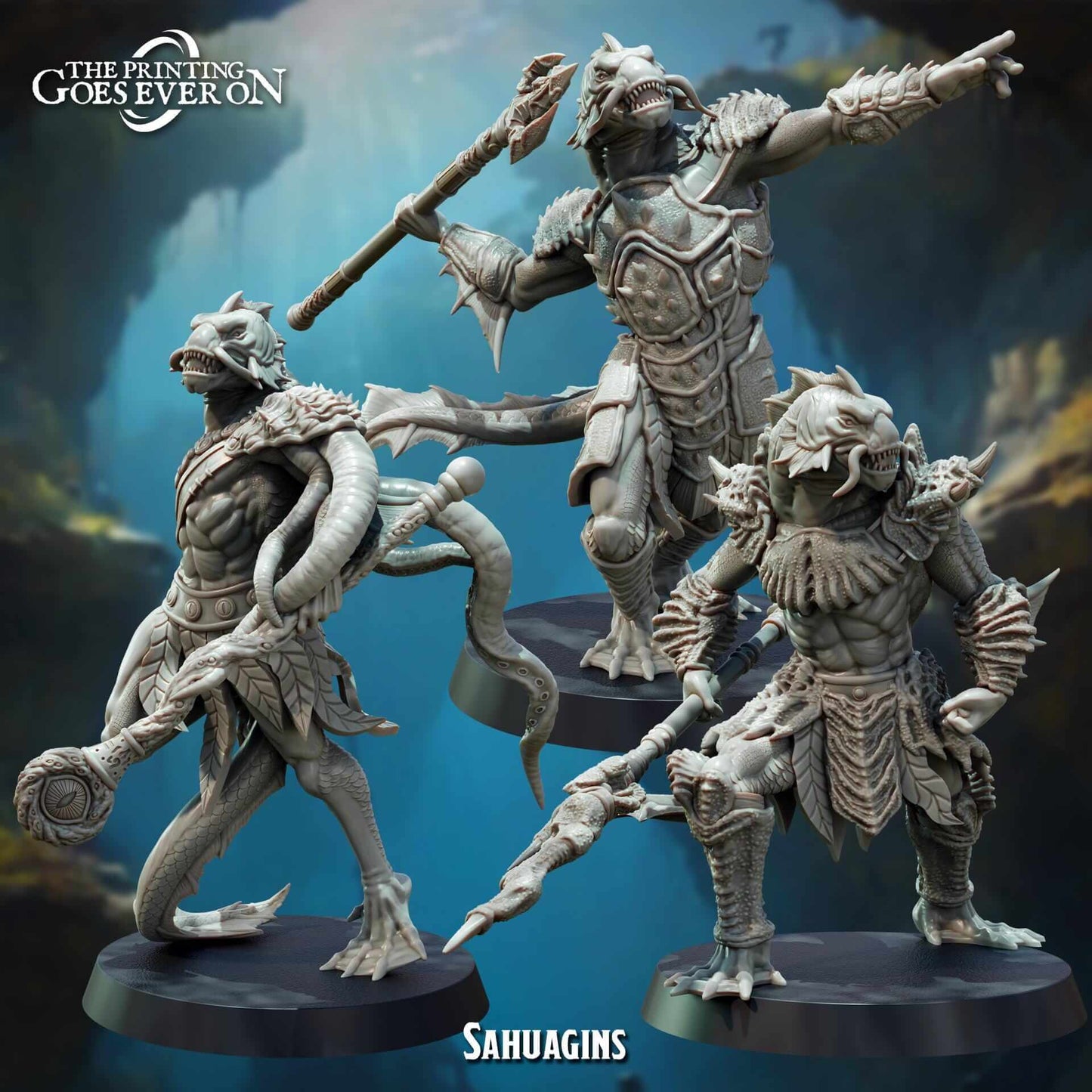 Sahuagin - Tides of Terror - The Printing Goes Ever On