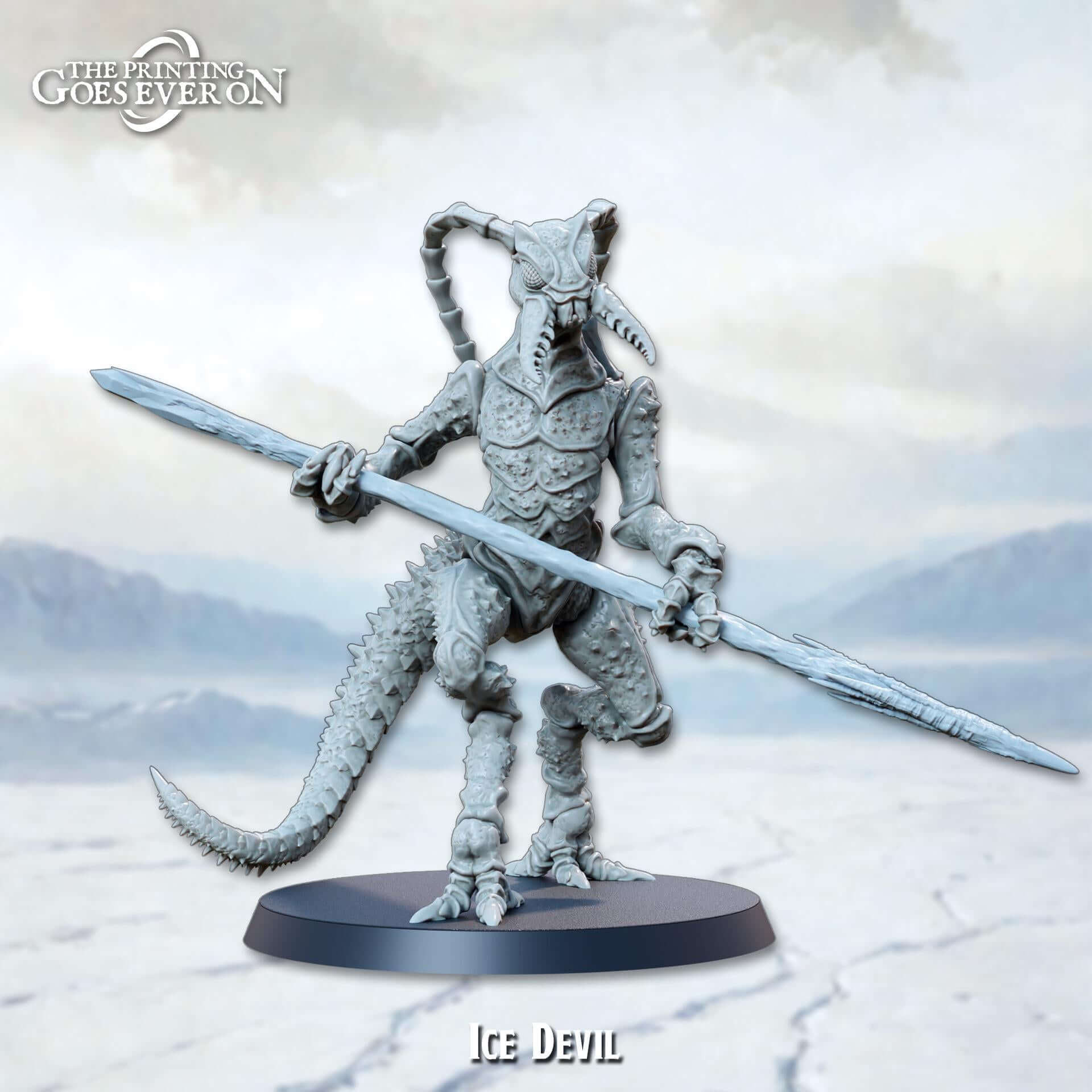 Ice Devil - Frostbound Fate - The Printing Goes Ever On