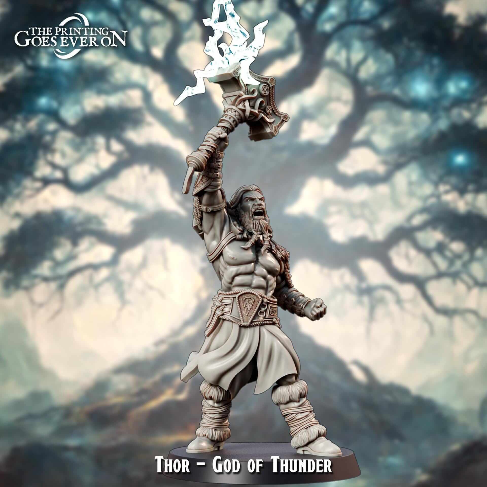 Thor God of Thunder - Asgard Amusement - The Printing Goes Ever On