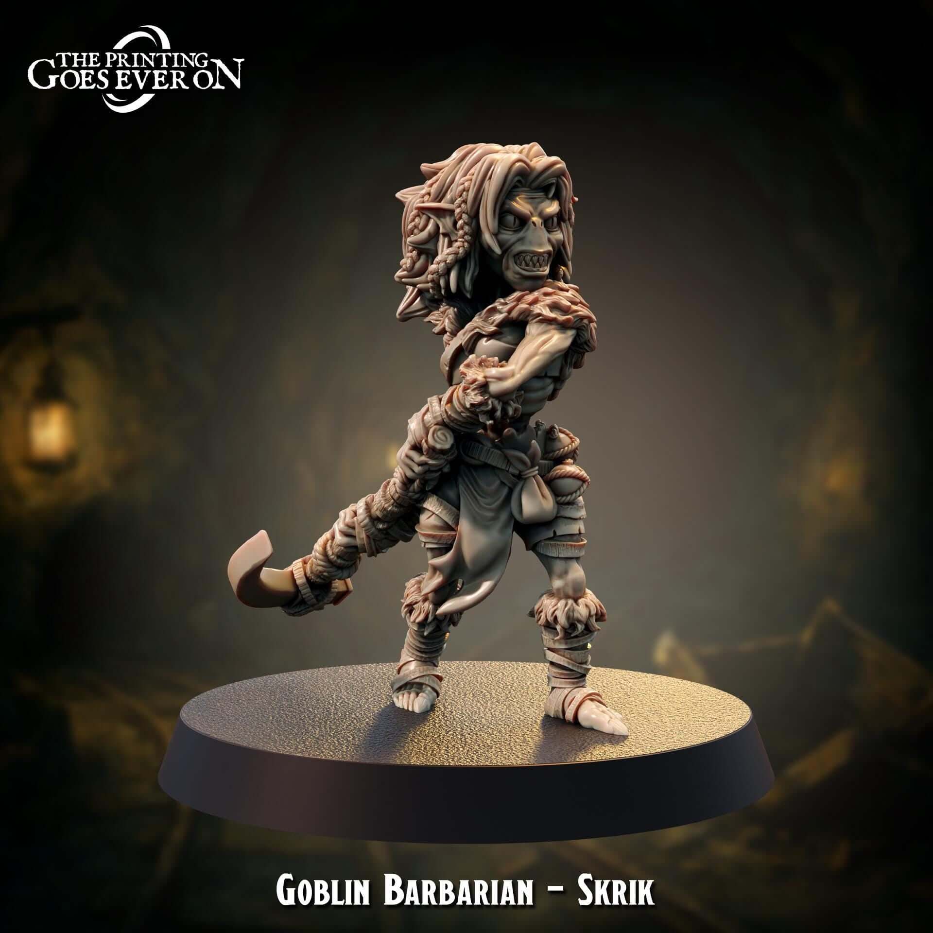 Goblin Barbarian Skrik - Rolling in the Deep - The Printing Goes Ever On
