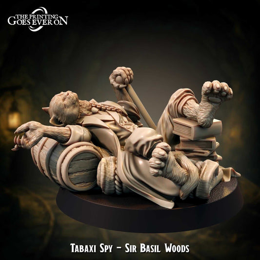 Tabaxi Spy Sir Basil Woods - Rolling in the Deep - The Printing Goes Ever On