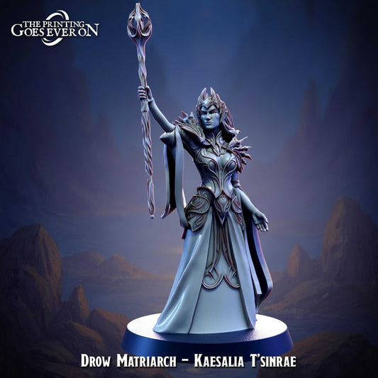 Drow Matriarch Kaesalia T'sinrae - Tyranny of Bliss - The Printing Goes Ever On