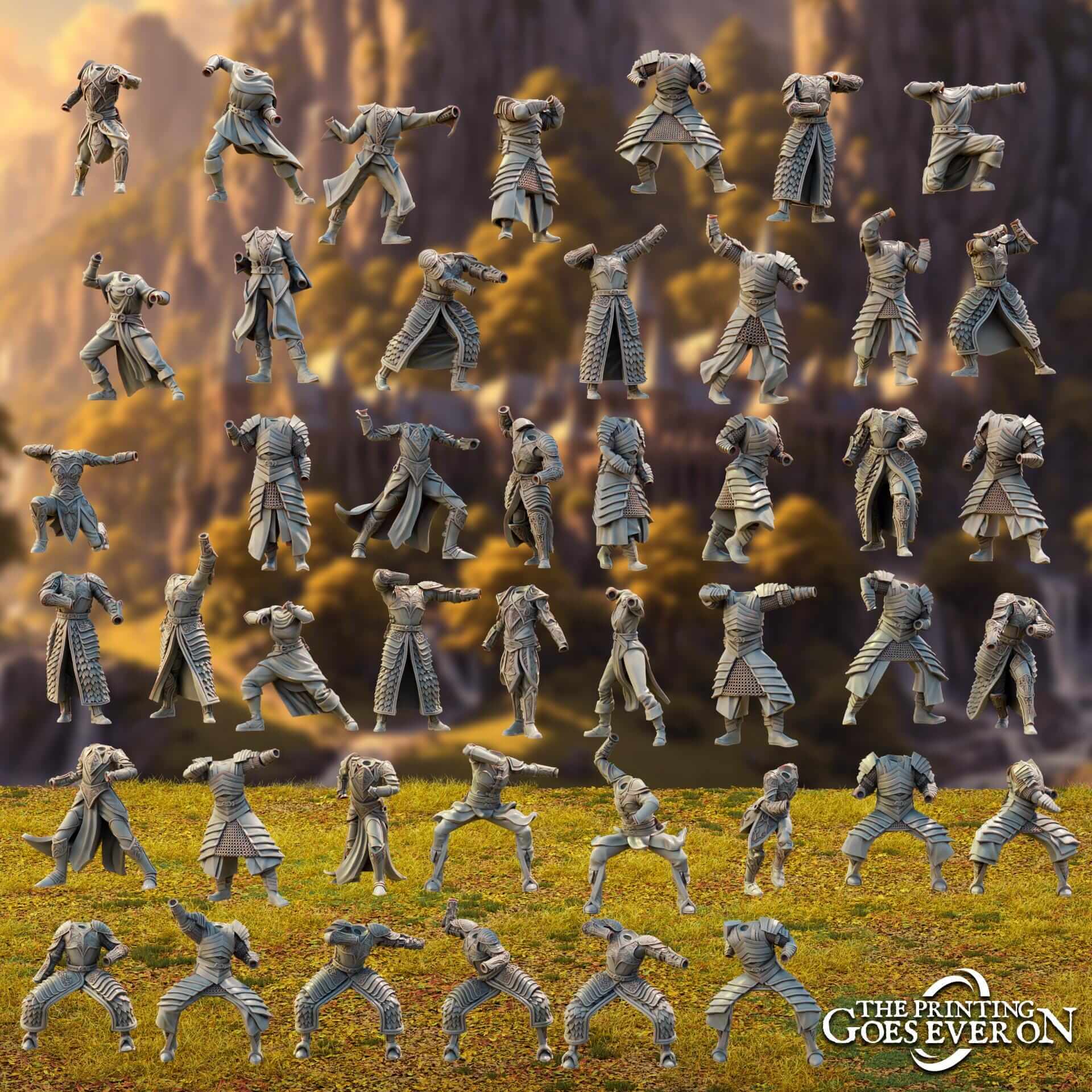 Tales of the Elven Kingdoms - Customized Elven Units - The Printing Goes Ever On