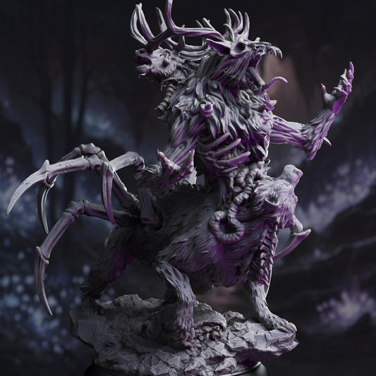 Wendigo Hybrid Monstrosity - Mantharak - 3D Printed Resin RPG/Tabletop/Boardgames Miniature DM Stash