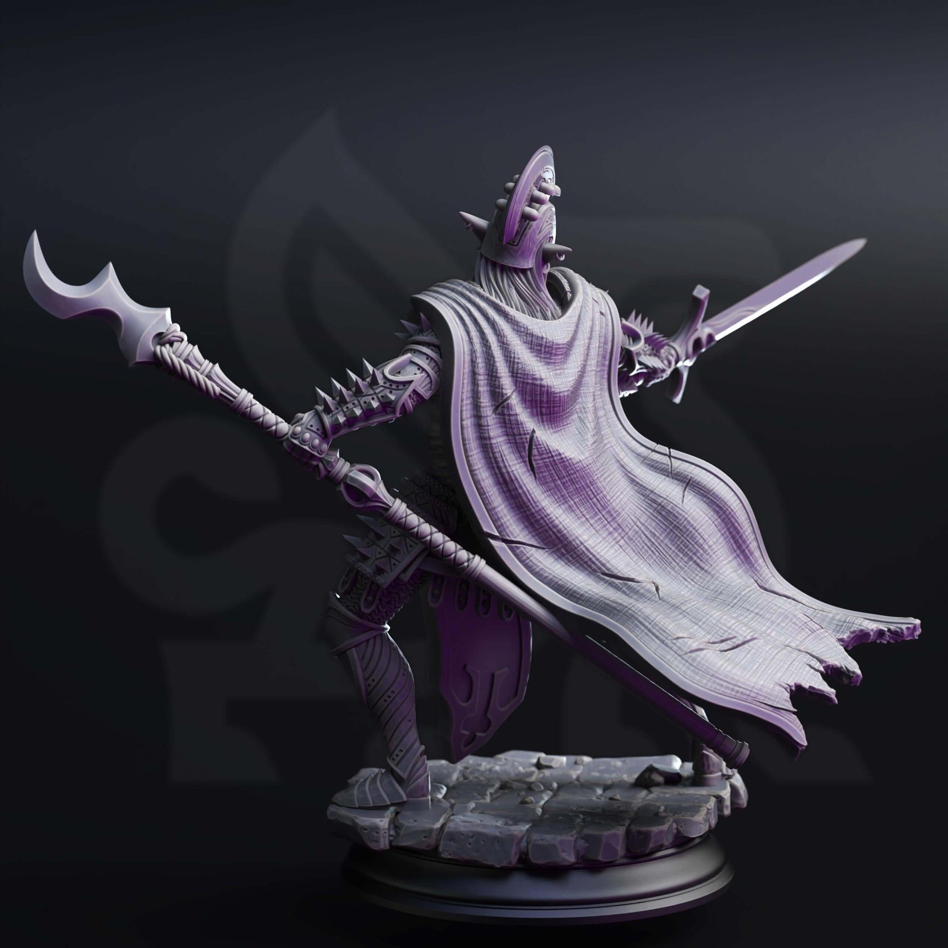 Elite Drow House Guard - The Ordained - 3D Printed Resin RPG/Tabletop/Boardgames Miniature DM Stash
