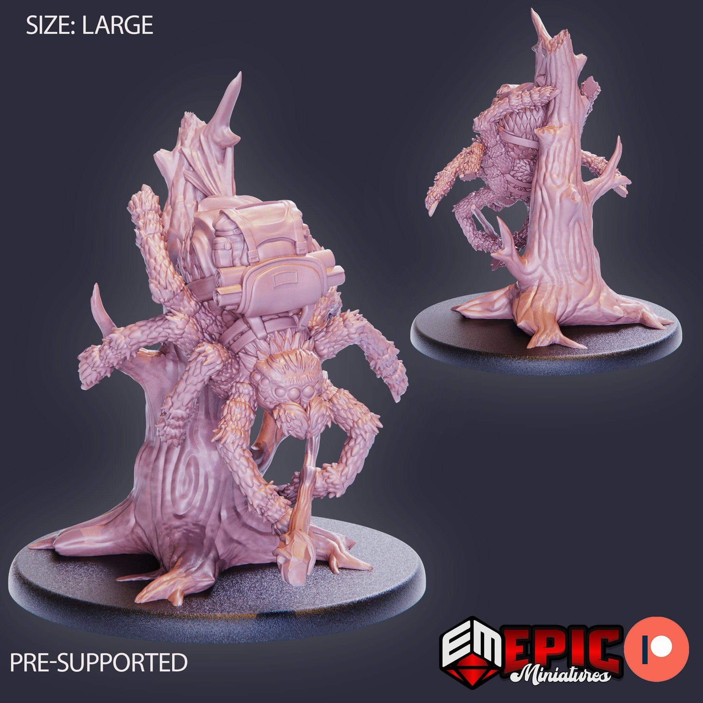 Spider Adventurer Warlock - Secret Minds - D&D Epic Miniatures   and Dragons