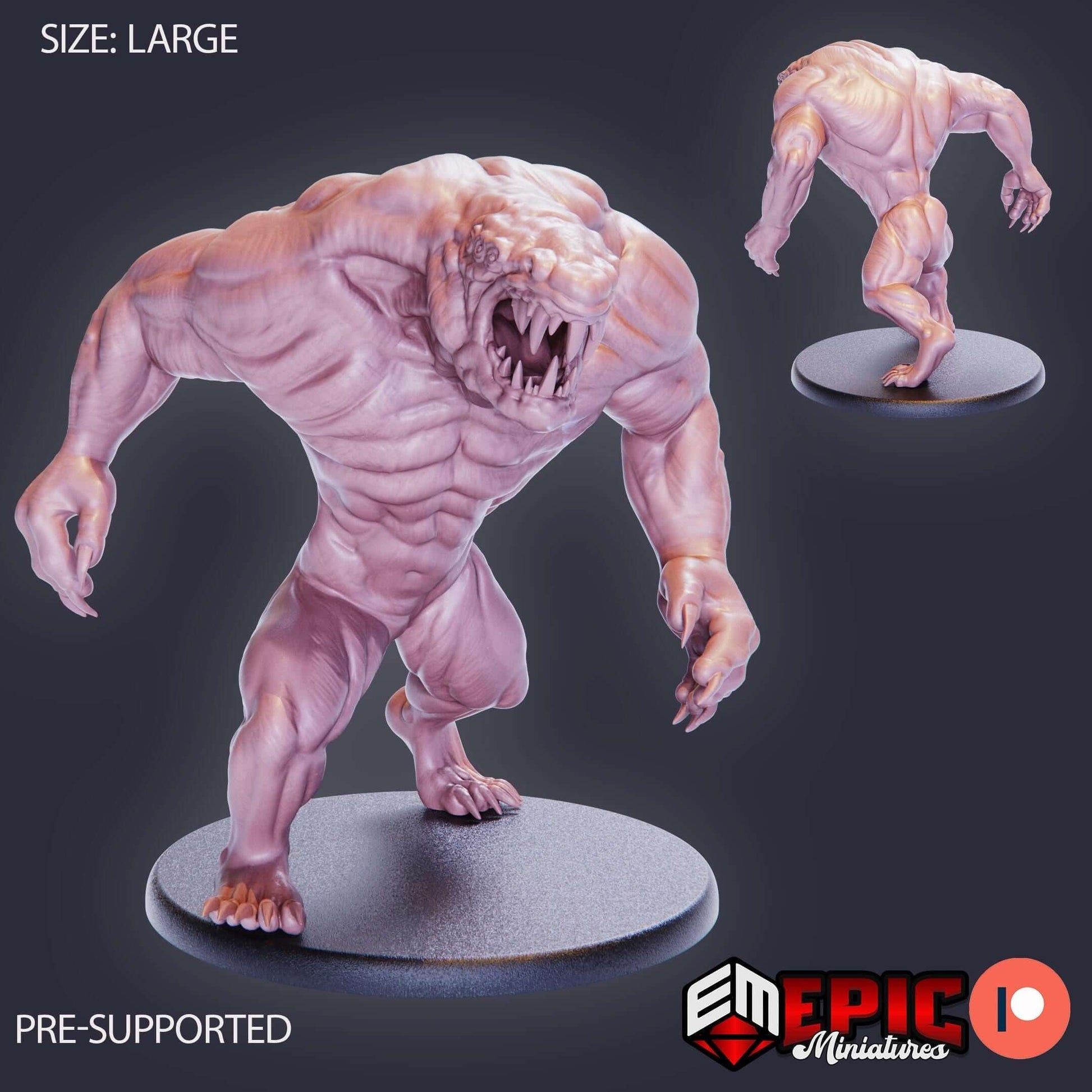 Gray Render - Secret Minds - D&D Epic Miniatures   and Dragons