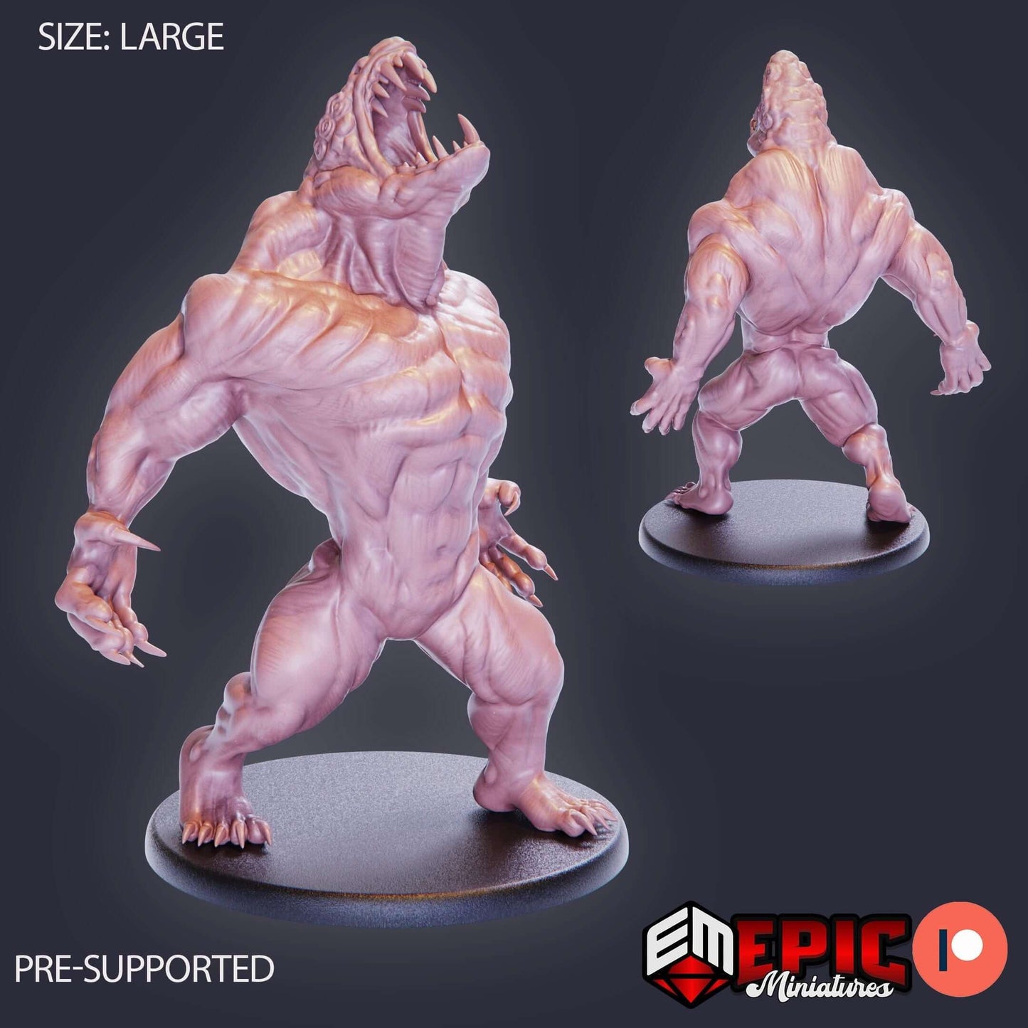 Gray Render - Secret Minds - D&D Epic Miniatures   and Dragons