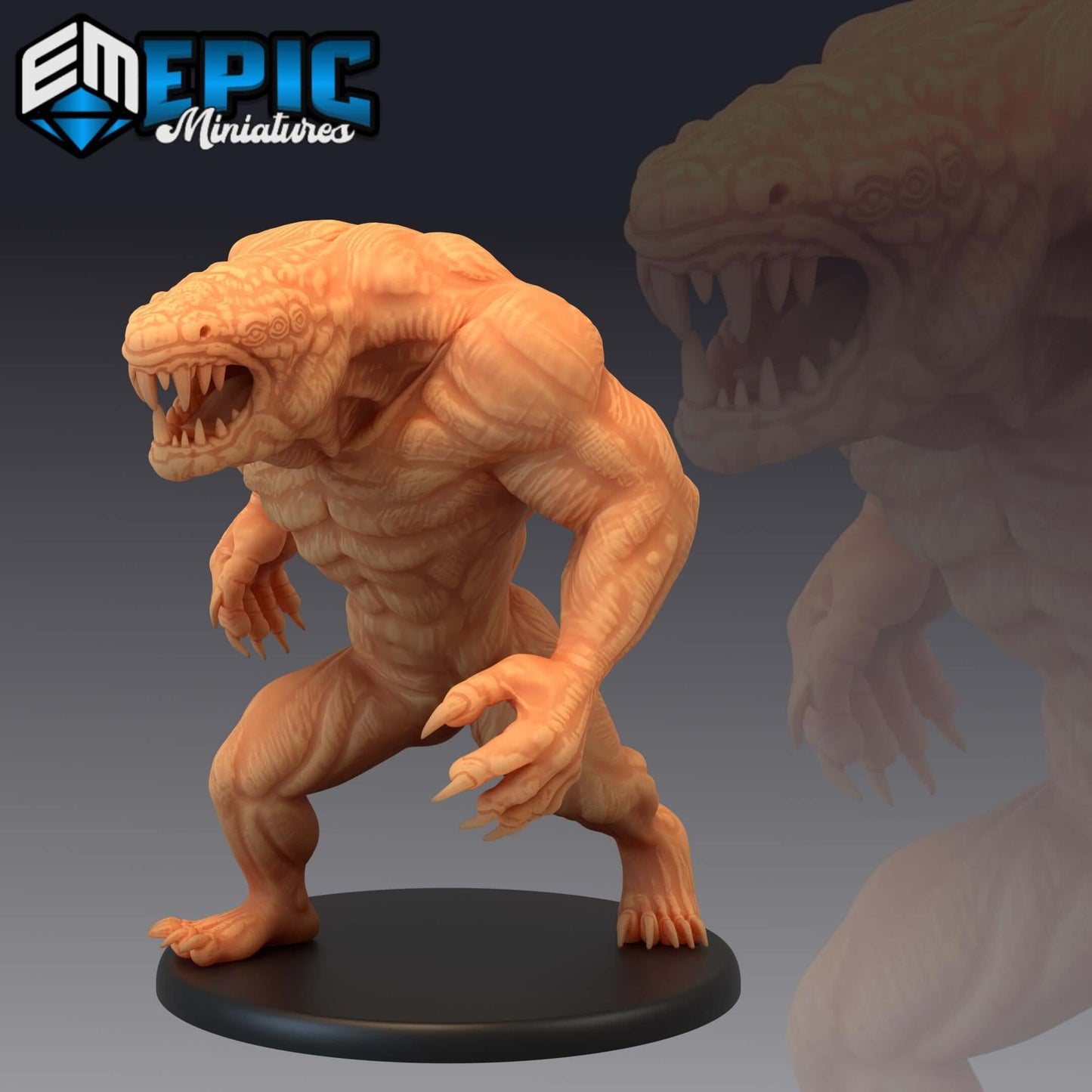 Gray Render - Secret Minds - D&D Epic Miniatures   and Dragons