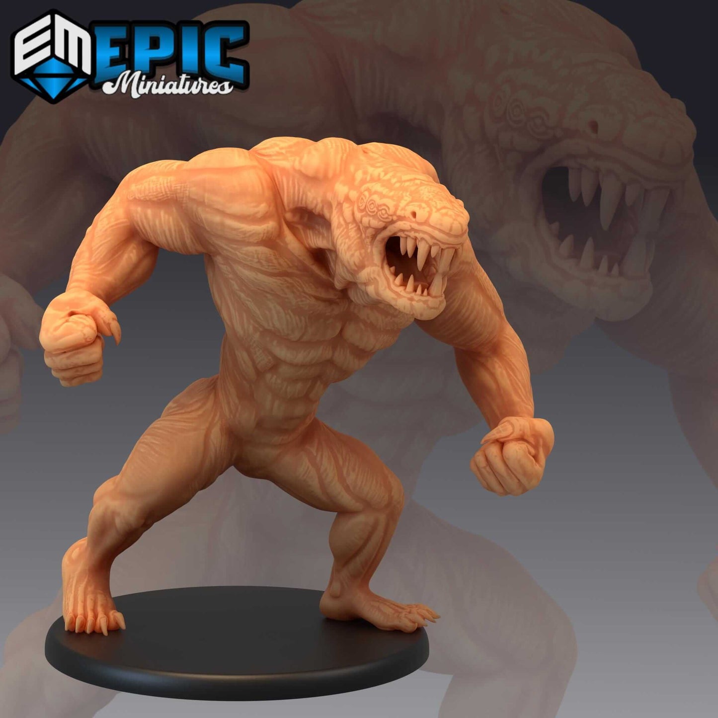 Gray Render - Secret Minds - D&D Epic Miniatures   and Dragons