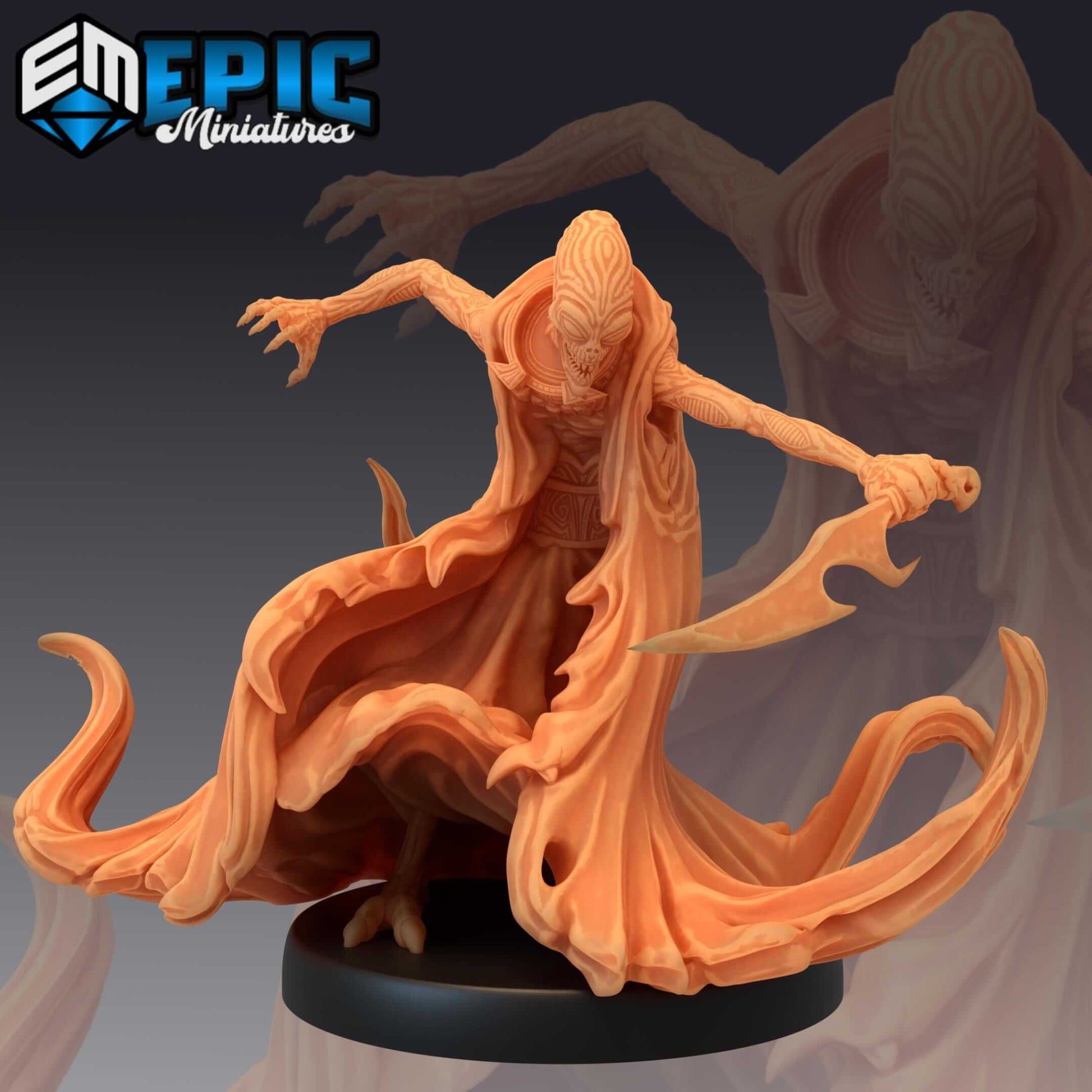 Ultro Demon - Secret Minds - D&D Epic Miniatures   and Dragons