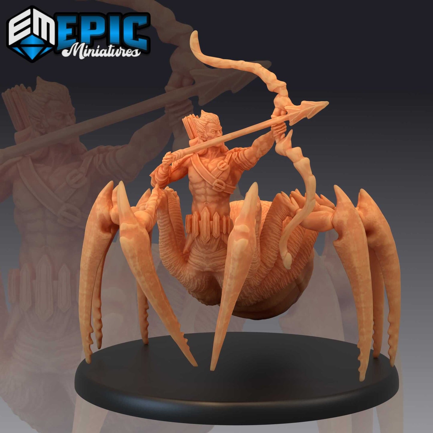 Dark Elf Driders - Secret Minds - D&D Epic Miniatures   and Dragons