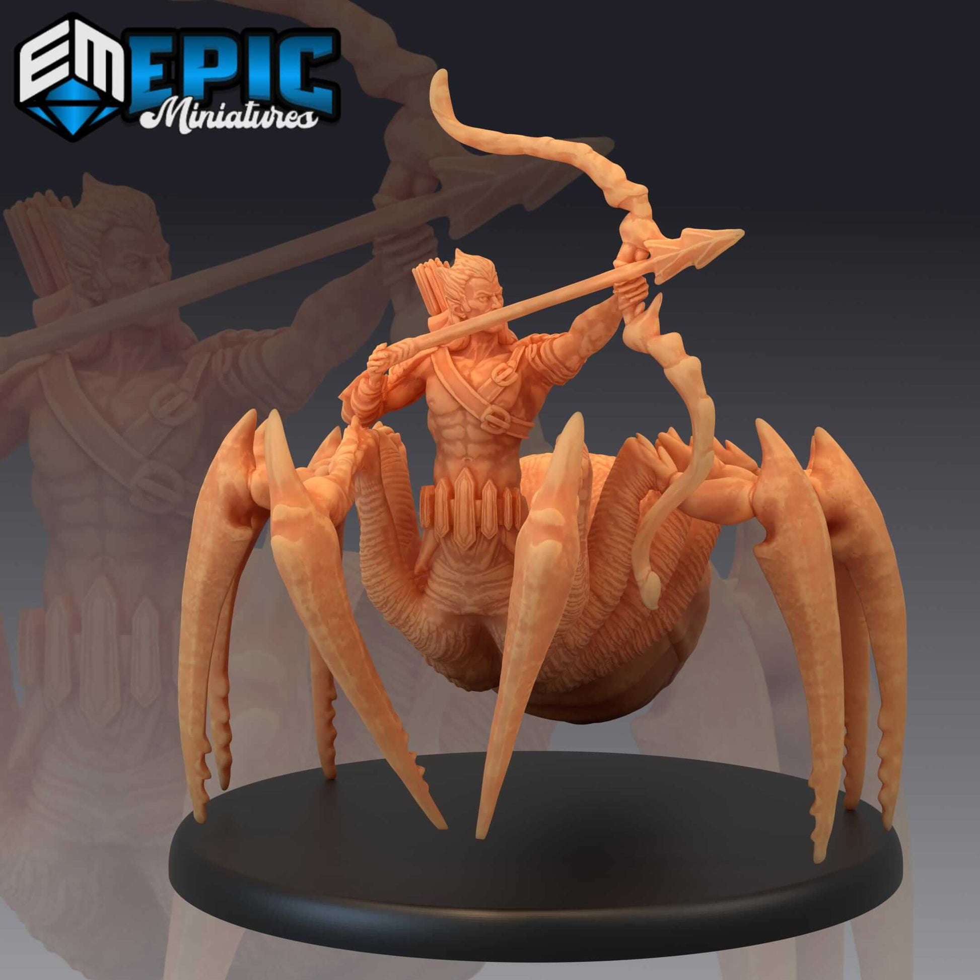 Dark Elf Driders - Secret Minds - D&D Epic Miniatures   and Dragons