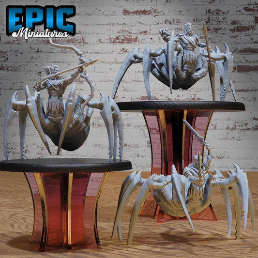 Dark Elf Driders - Secret Minds - D&D Epic Miniatures   and Dragons
