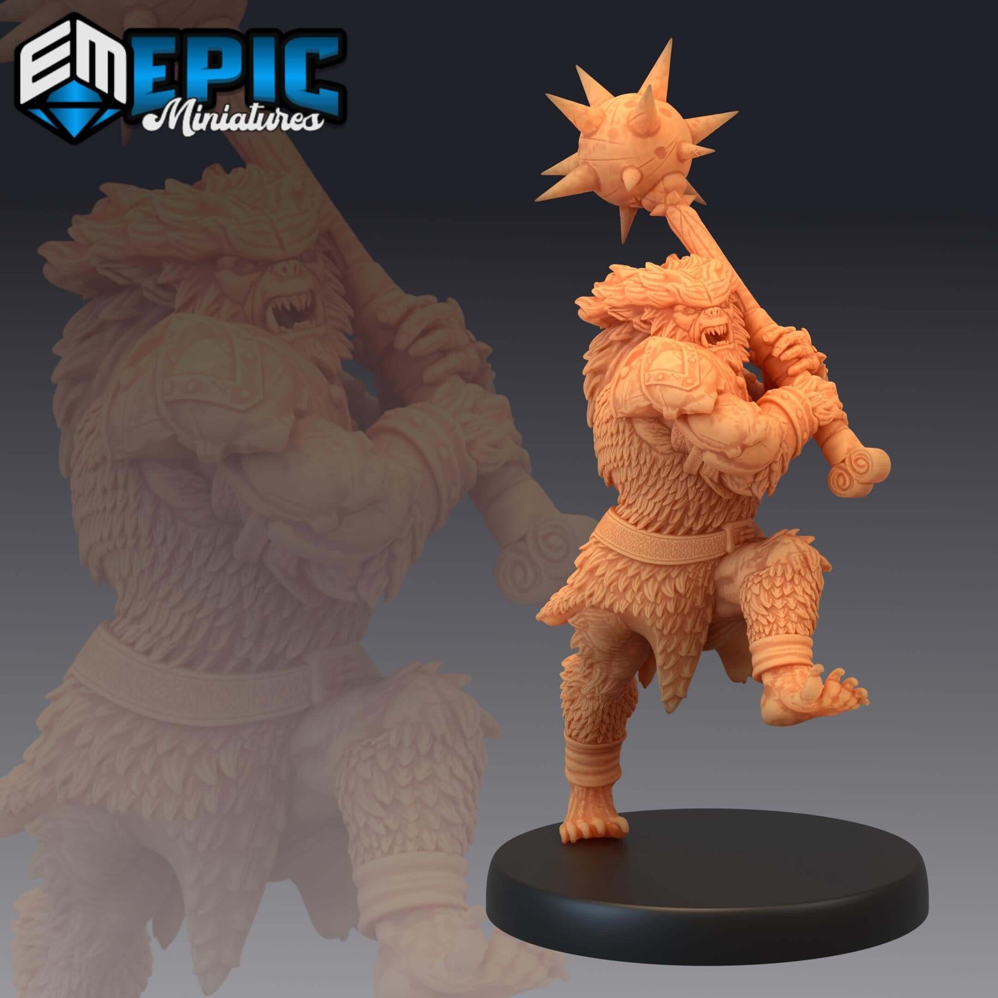 Bugbear Warrior - Secret Minds - D&D Epic Miniatures   and Dragons