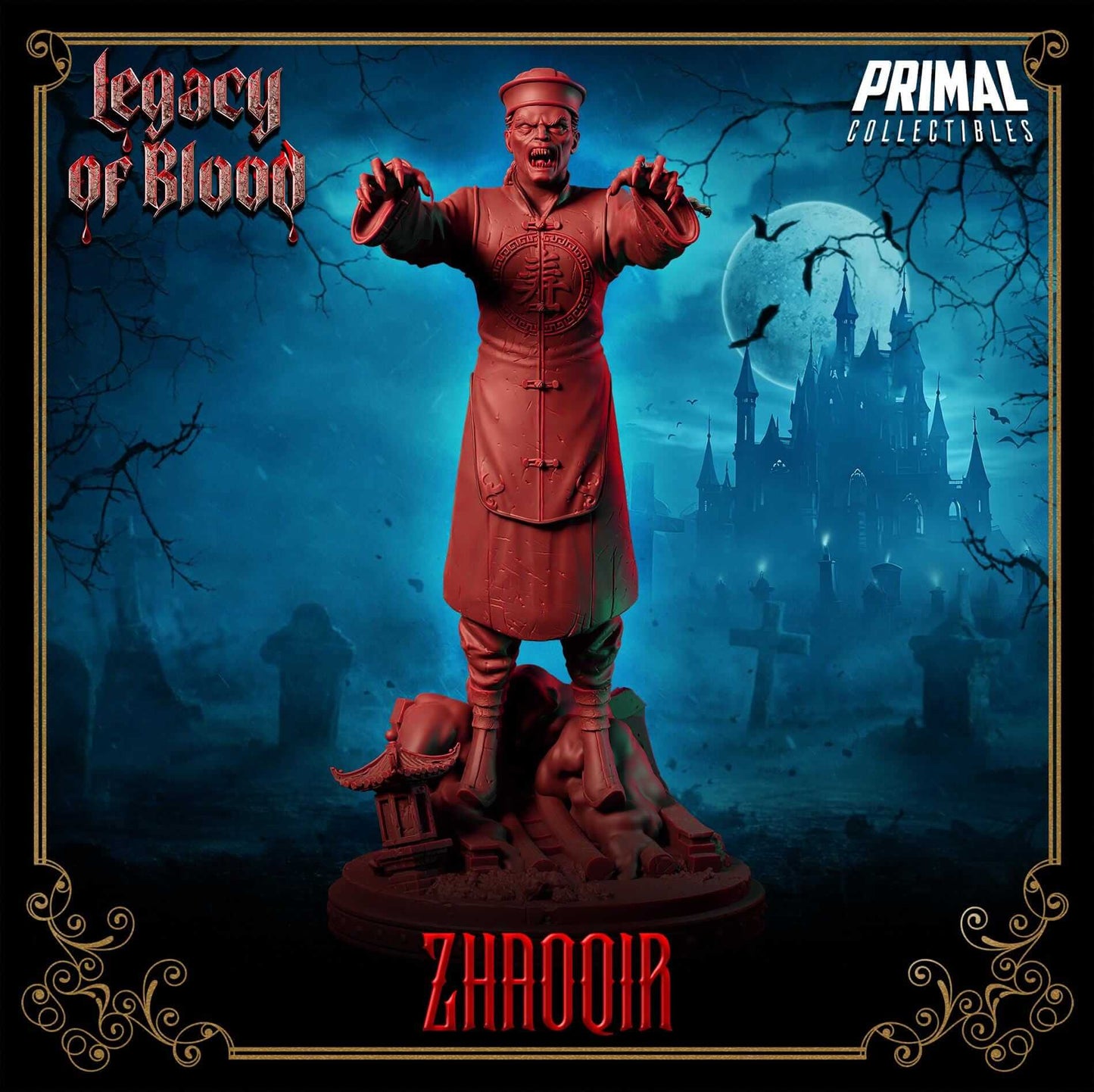Zhaoqir - Legacy of Blood 3D Printed Resin RPG/Tabletop/Boardgames Miniature Primal Collectibles