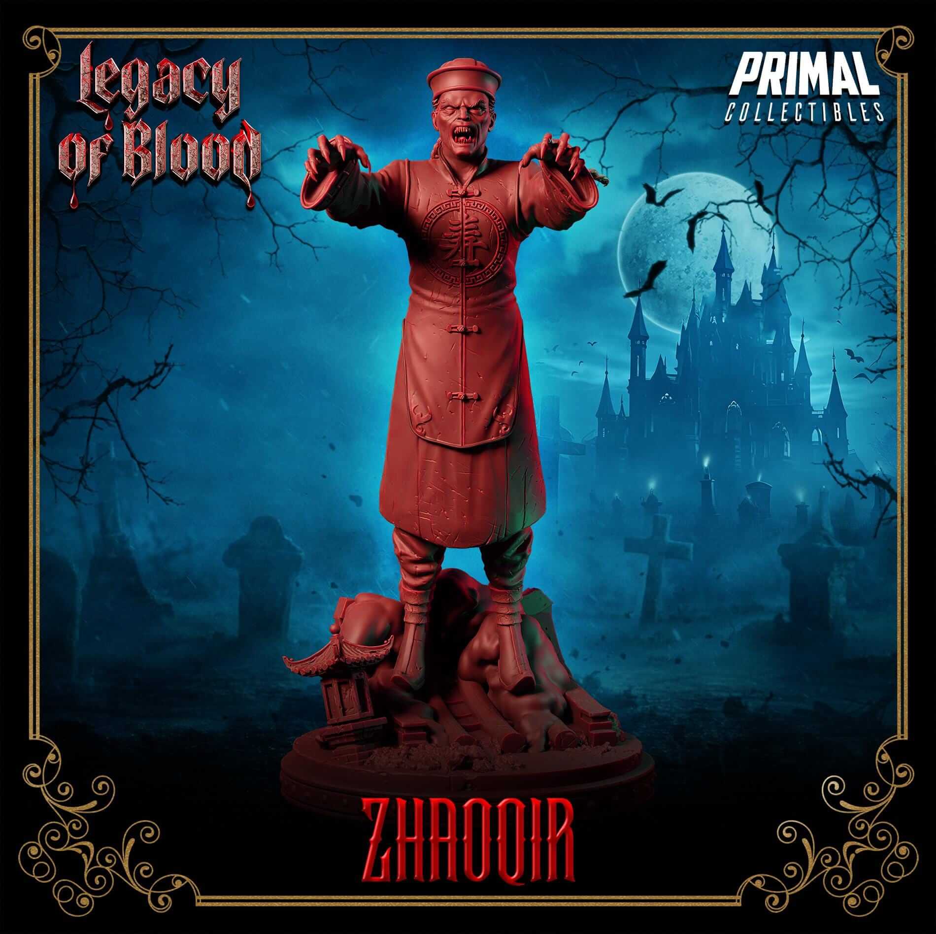 Zhaoqir - Legacy of Blood 3D Printed Resin RPG/Tabletop/Boardgames Miniature Primal Collectibles