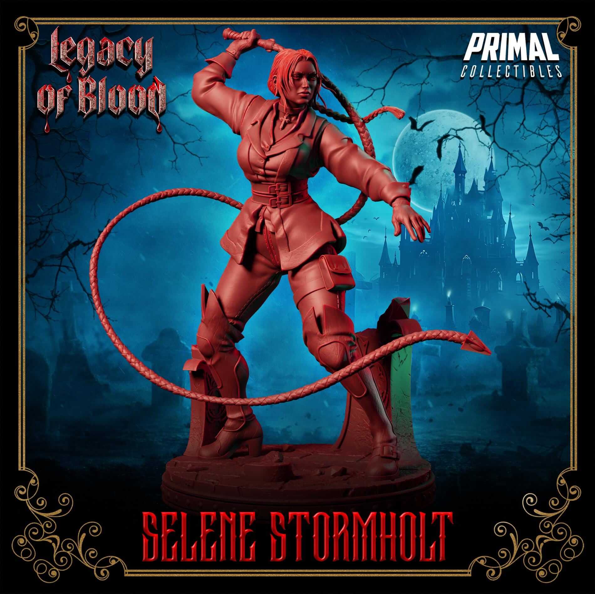 Selene Stormholt - Legacy of Blood 3D Printed Resin RPG/Tabletop/Boardgames Miniature Primal Collectibles