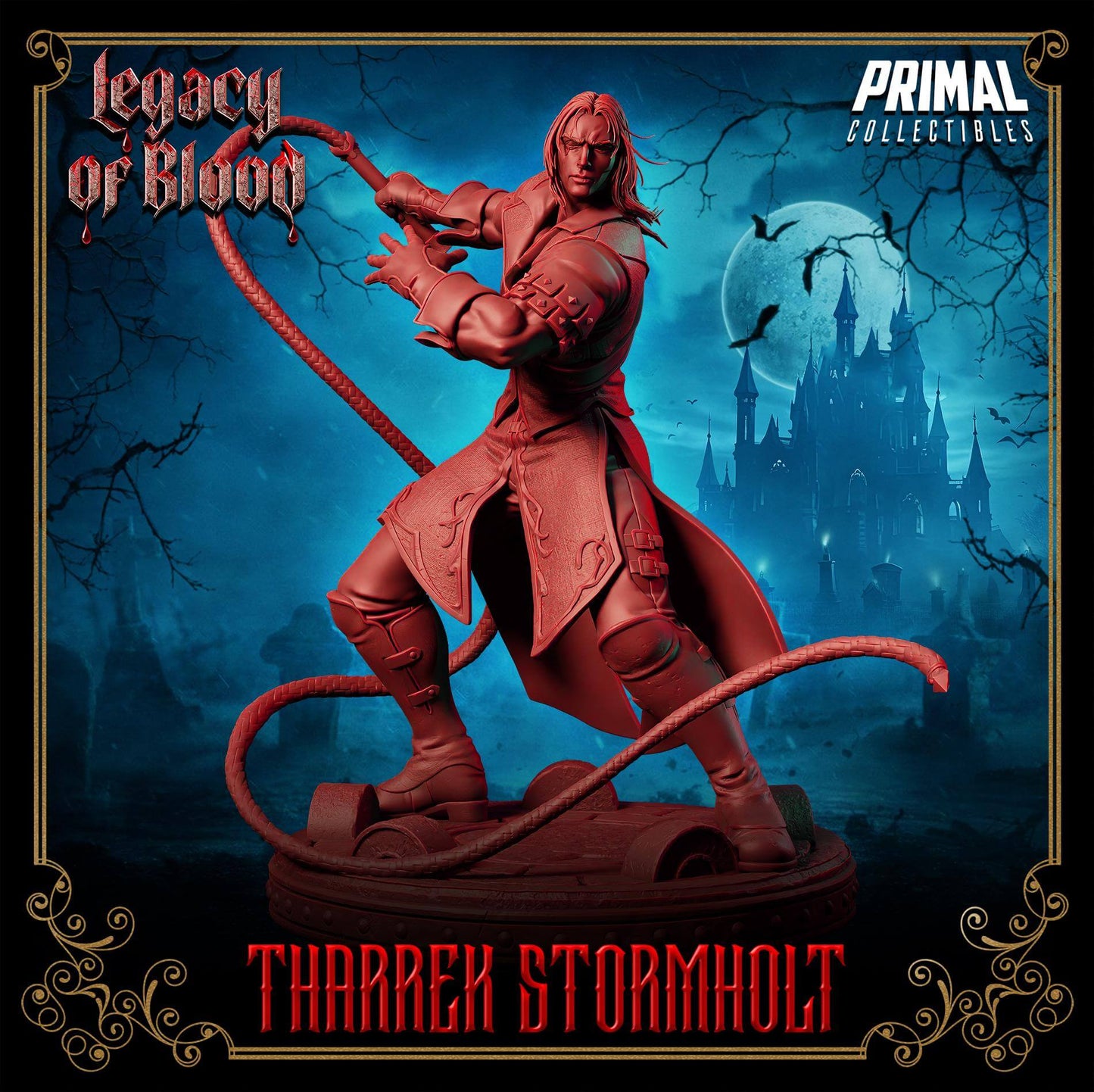 Tharrek Stormholt - Legacy of Blood 3D Printed Resin RPG/Tabletop/Boardgames Miniature Primal Collectibles