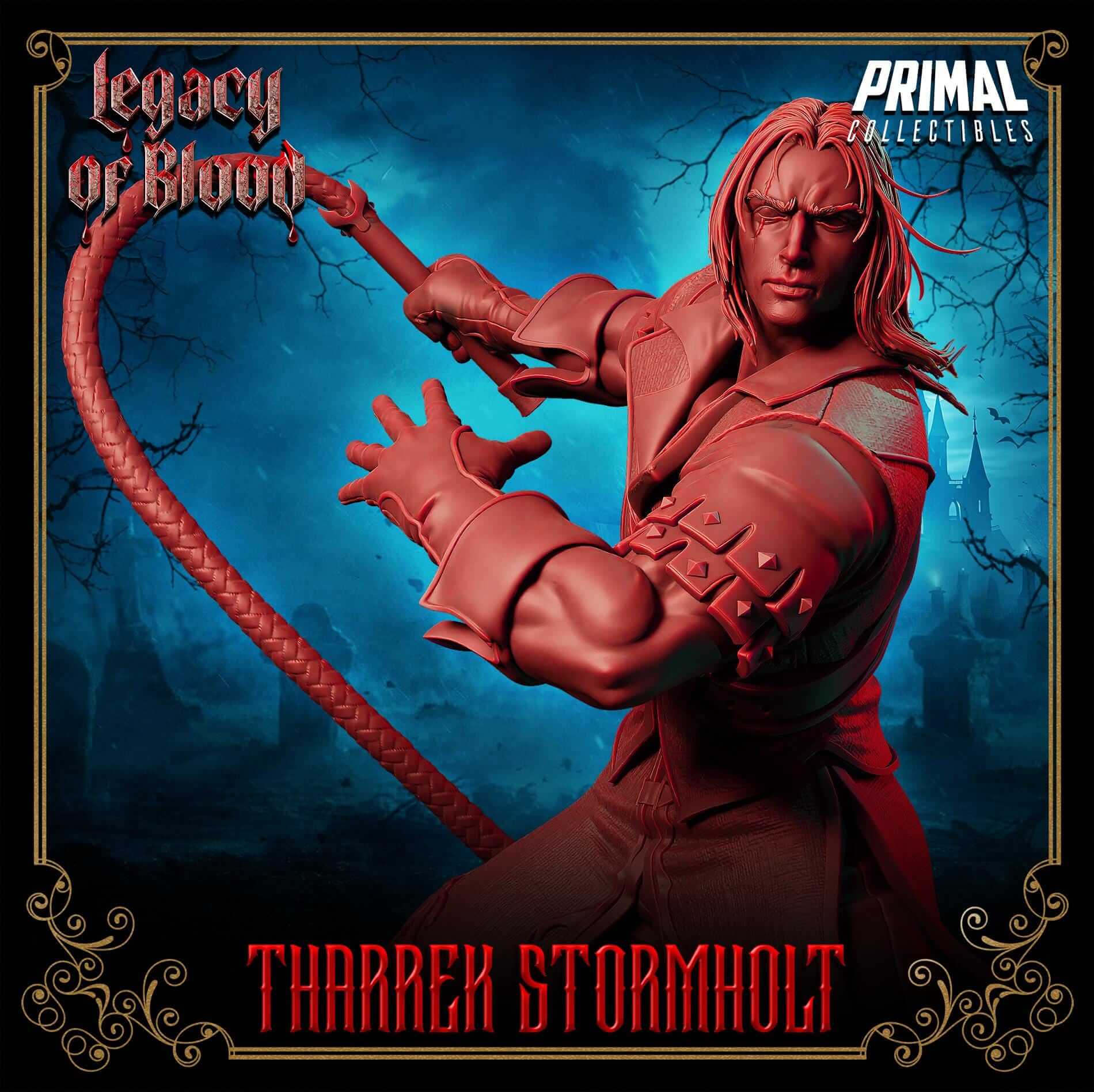 Tharrek Stormholt - Legacy of Blood 3D Printed Resin RPG/Tabletop/Boardgames Miniature Primal Collectibles