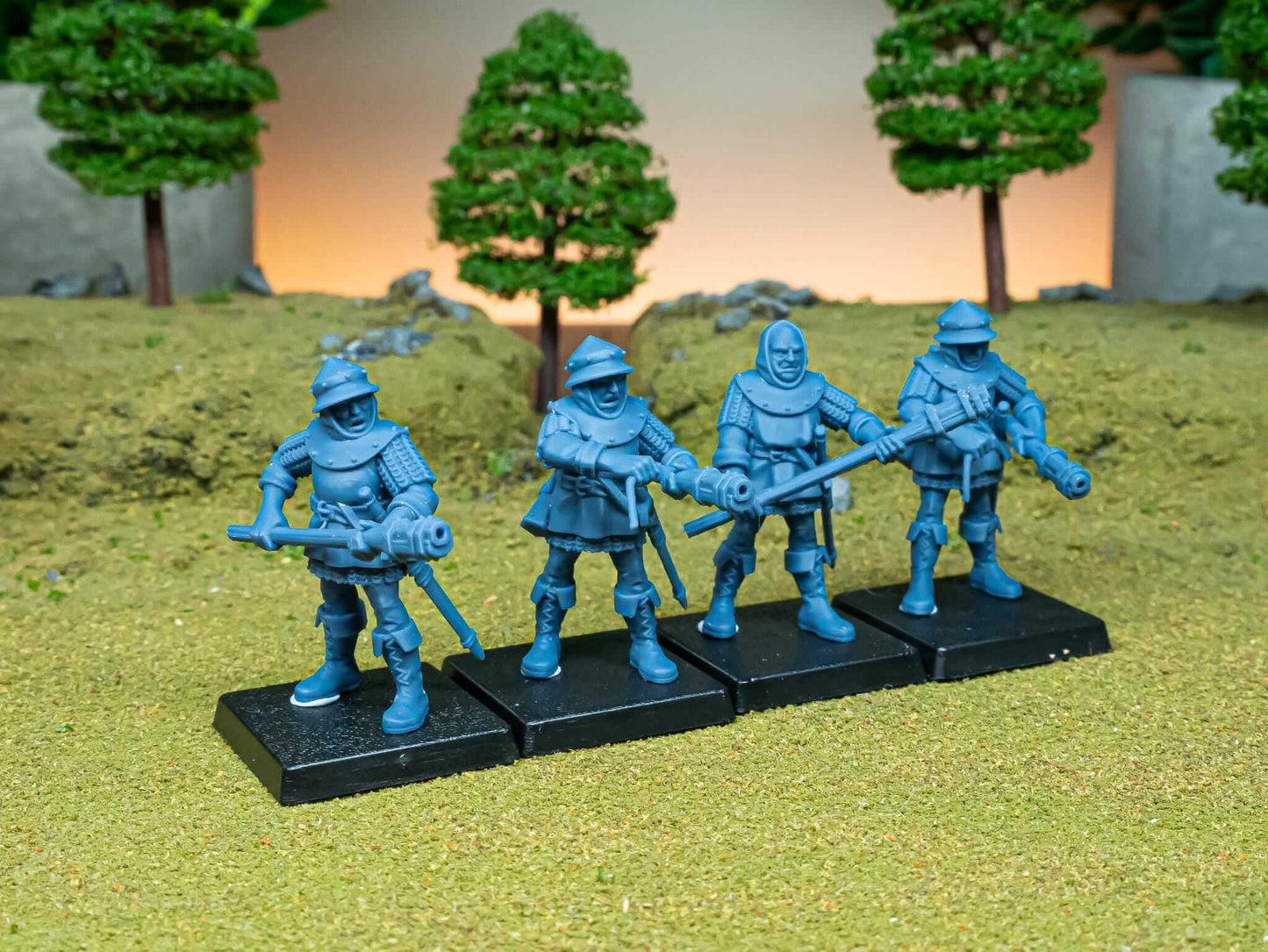 Gallia Shooters Handgunners - Highlands Miniatures