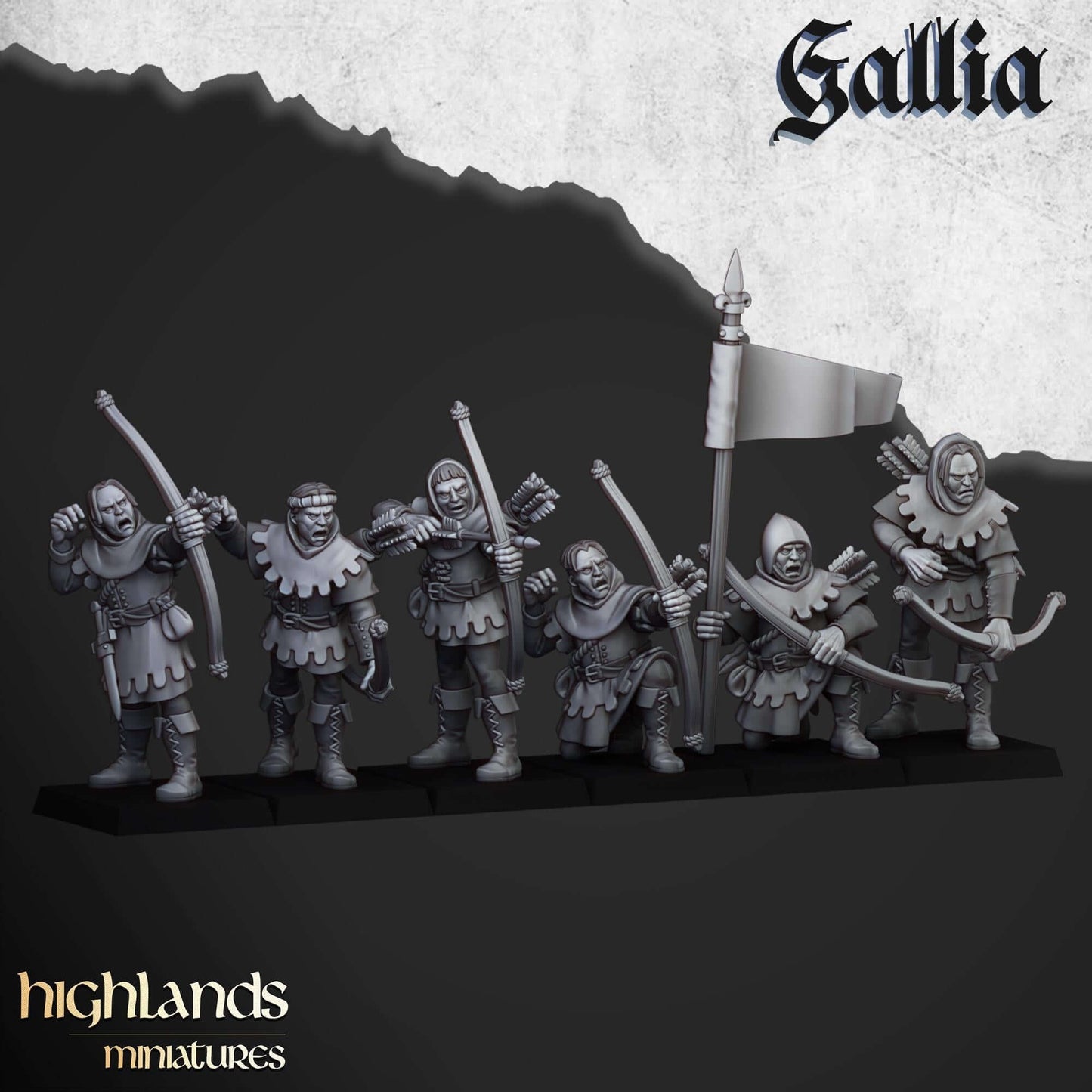 Gallia Robin Hood and the Sherwood Archers - Highlands Miniatures - Breton Proxies
