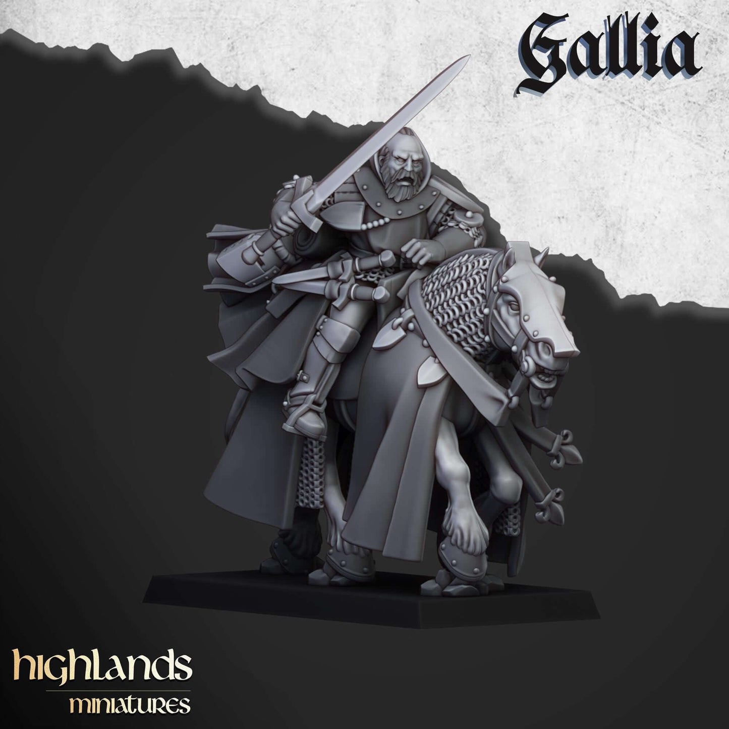 Gallia Questing Knights - Highlands Miniatures - Breton Proxies