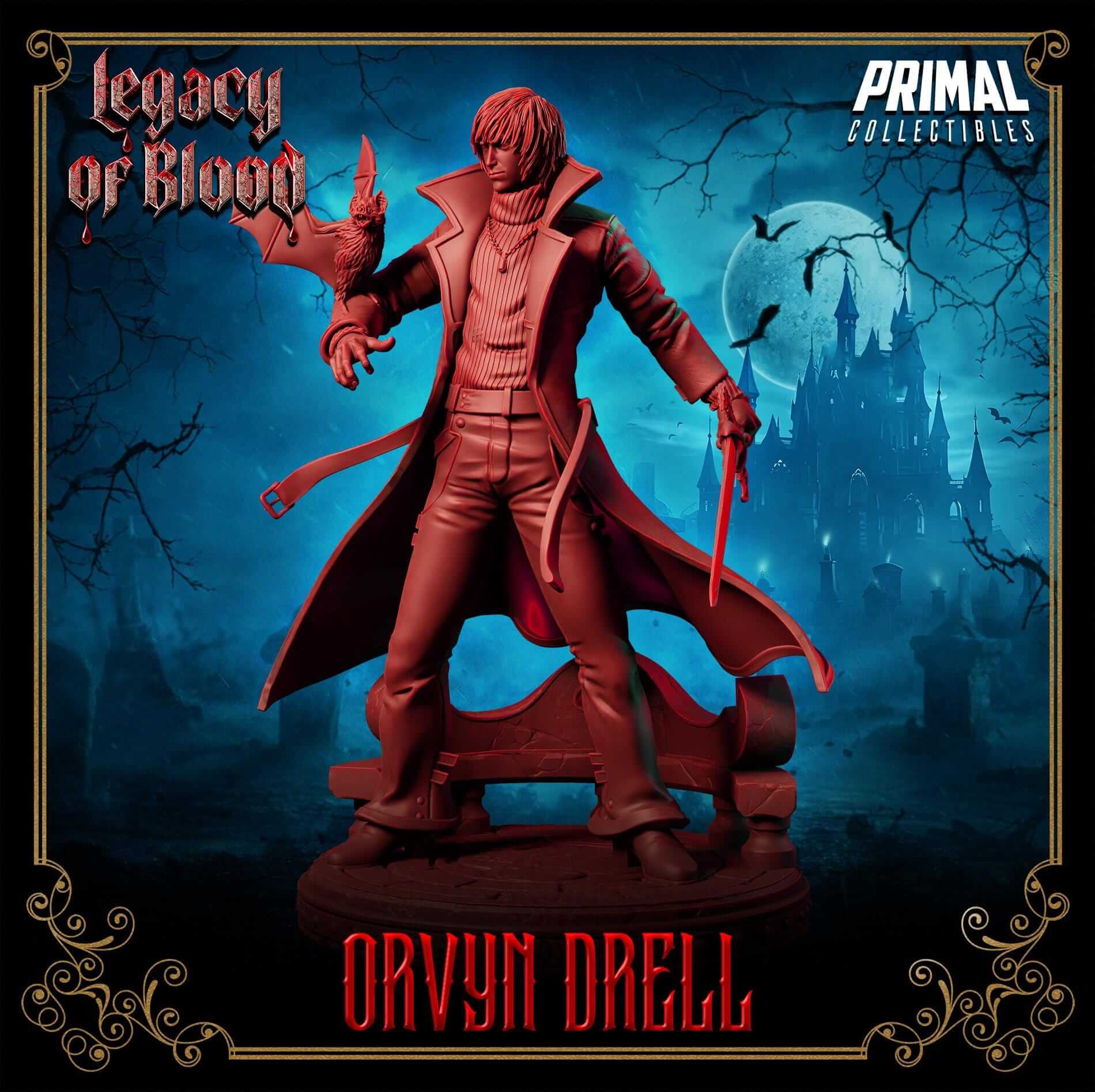 Orvyn Drell - Legacy of Blood 3D Resin Miniature
