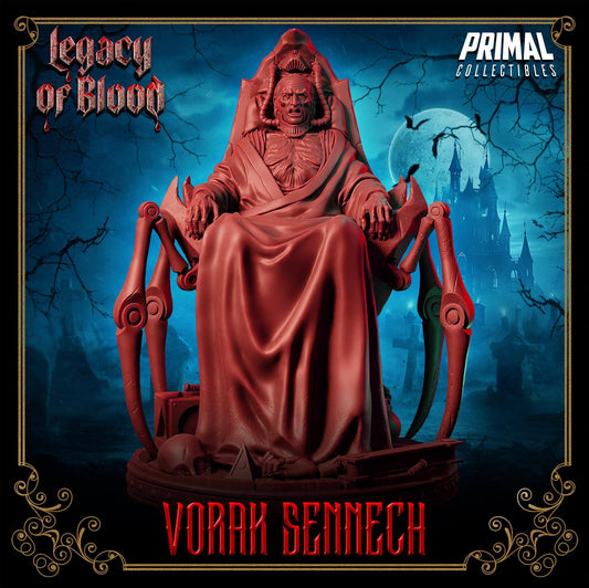 Vorak Sennech - Legacy of Blood 3D Printed Resin RPG/Tabletop/Boardgames Miniature Primal Collectibles